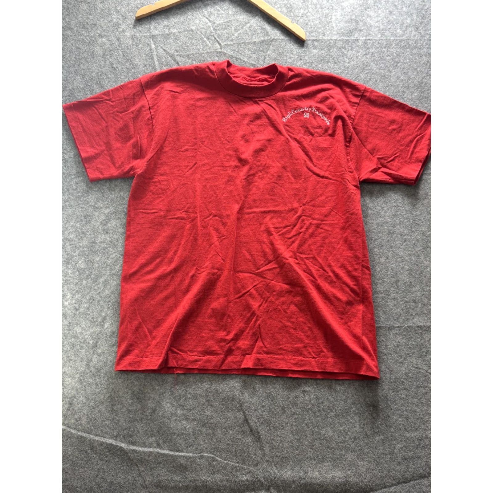 Vintage VINTAGE High Country Stampede Shirt Mens XL Red Embroidered Tee 95 90s Rodeo Western Shirt Tee Size US XL / EU 56 / 4 - 2 Thumbnail