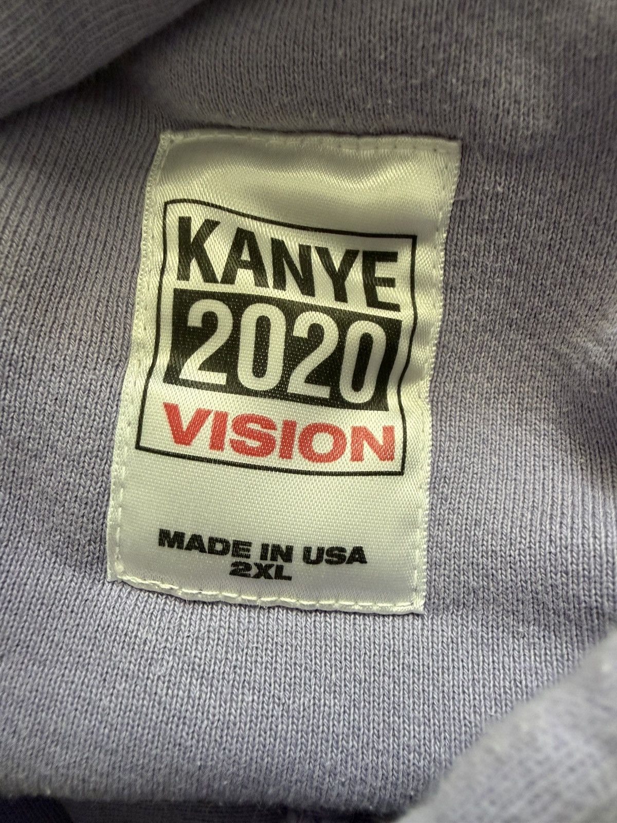 Kanye West Kanye West 2020 Vision Double Layered Hoodie in Purple (XXL) Size US XXL / EU 58 / 5 - 5 Thumbnail