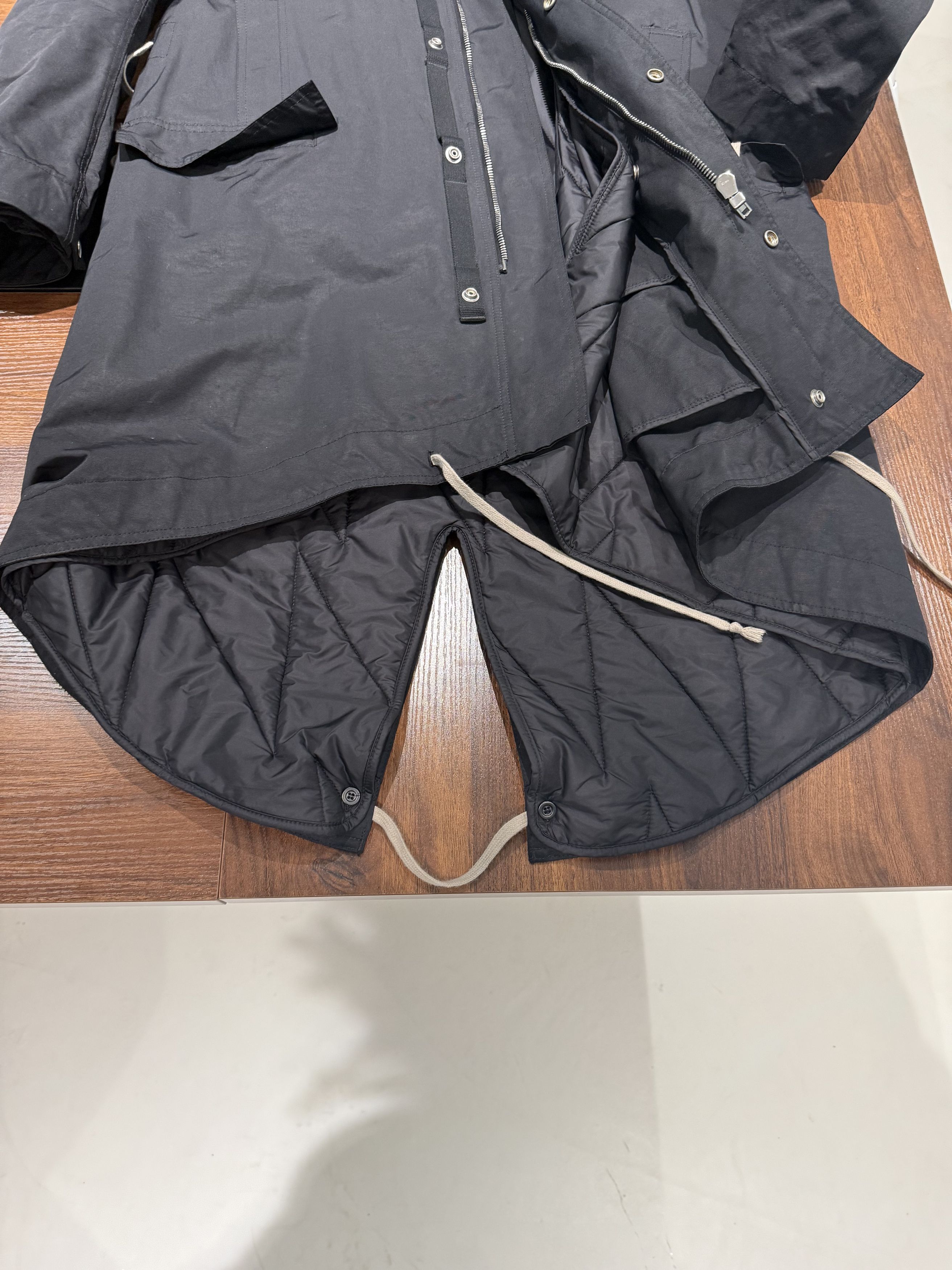 Rick Owens Drkshdw RICK OWENS DRKSHDW ZIP UP PADDED PARKA Size US XL / EU 56 / 4 - 6 Thumbnail