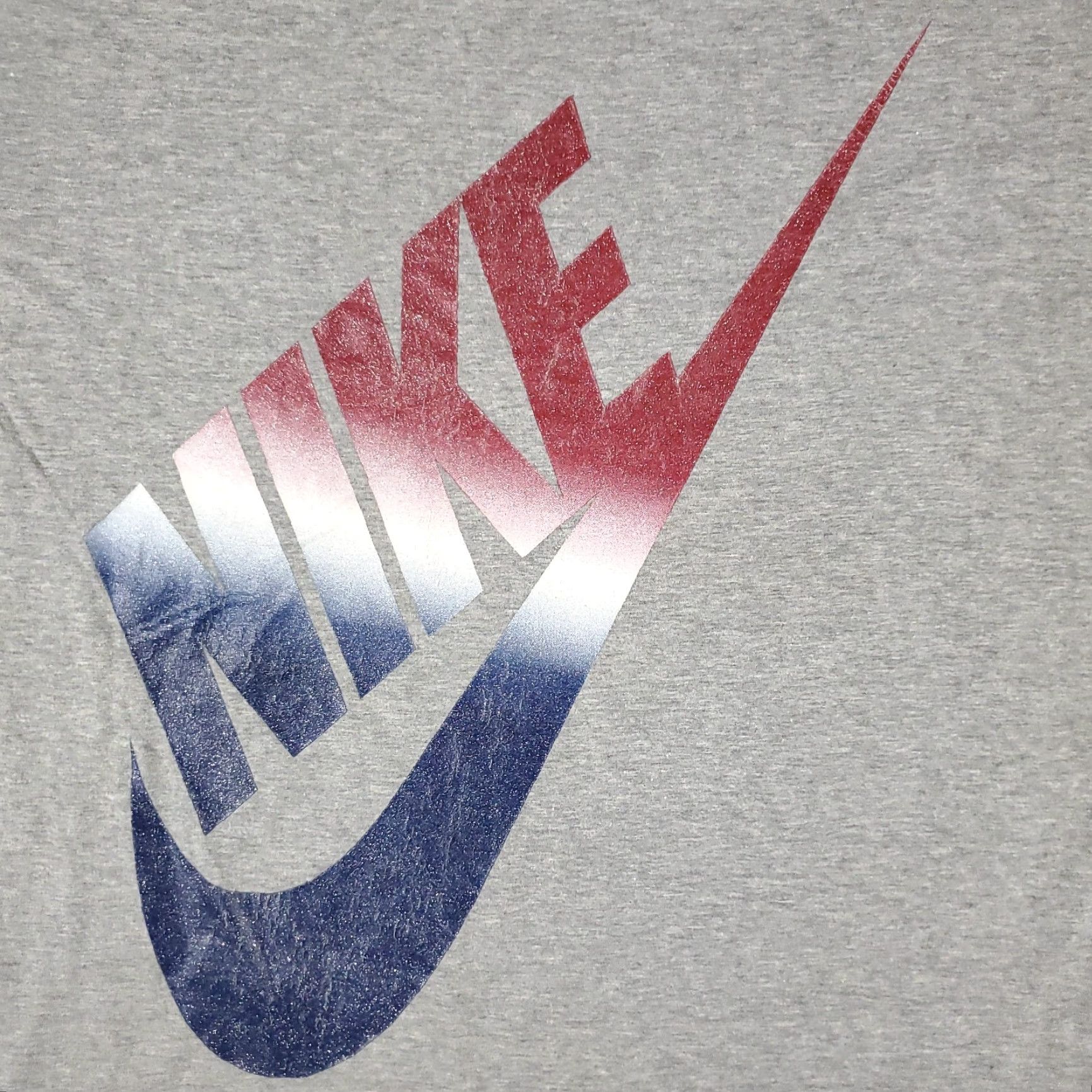 Nike VINTAGE Nike T-Shirt Men 2XL Gray Logo Short Sleeve Casual All Seasons Size US XXL / EU 58 / 5 - 2 Thumbnail