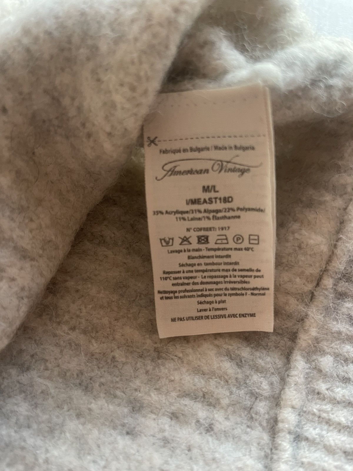 Other American Vintage | East Jumper | Power Snow | M/L Size US M / EU 48-50 / 2 - 4 Thumbnail
