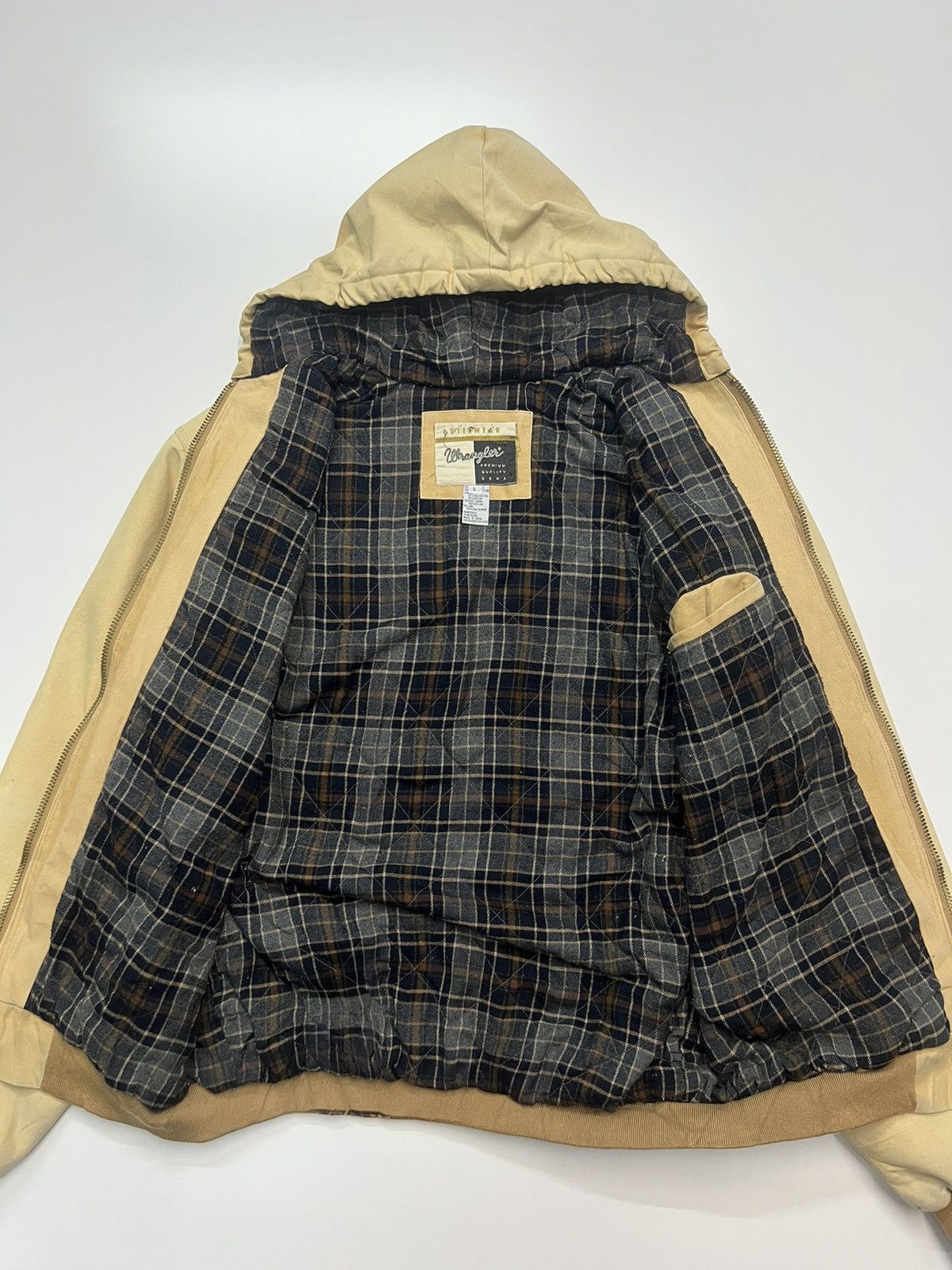 Vintage 🔥VINTAGE WRANGLER HOODIE WITH BLANKET LINING Size US L / EU 52-54 / 3 - 6 Thumbnail
