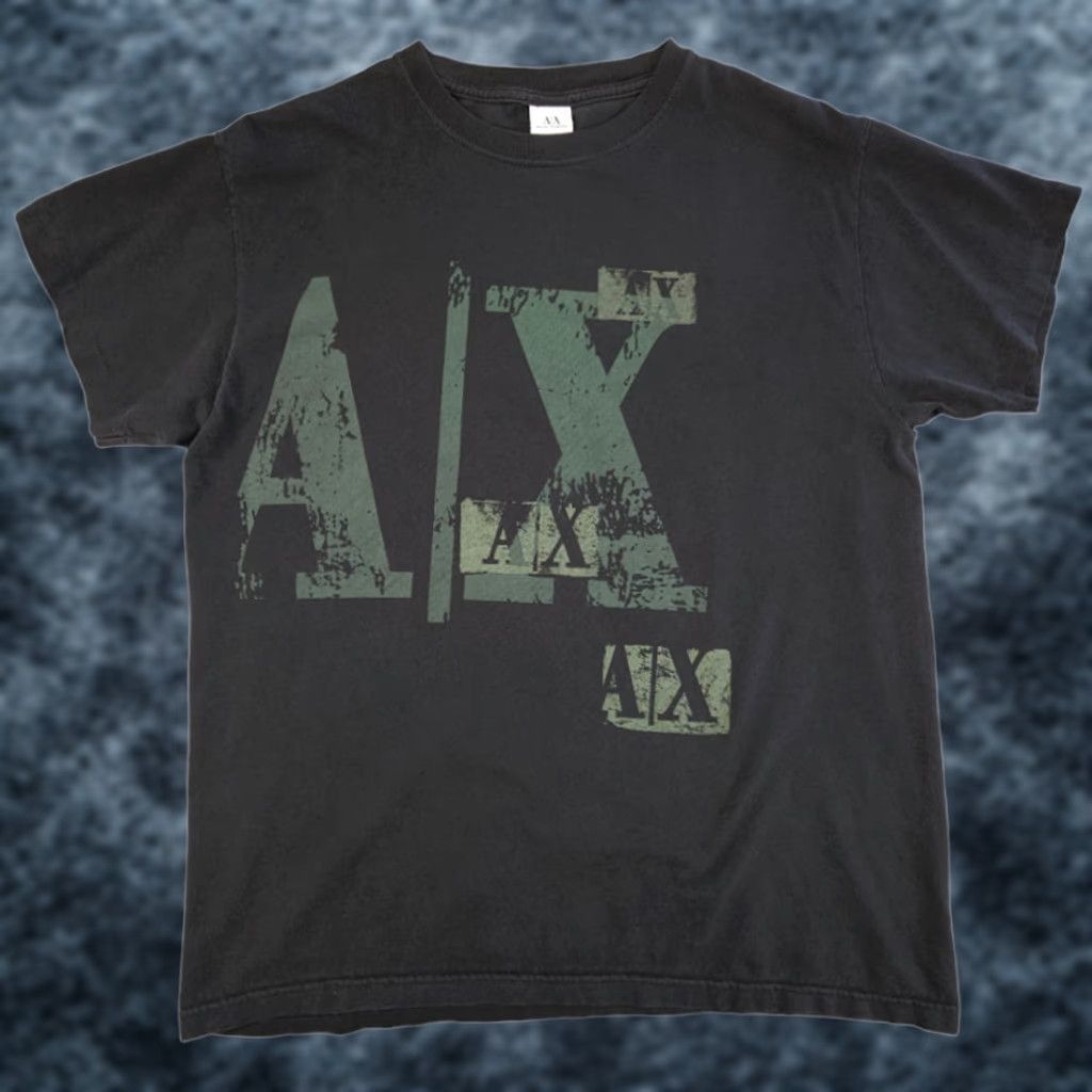Armani Exchange VINTAGE Armani Exchange T Shirt Mens Size Medium Black 90s A/X Made In USA Size US M / EU 48-50 / 2 - 1 Thumbnail