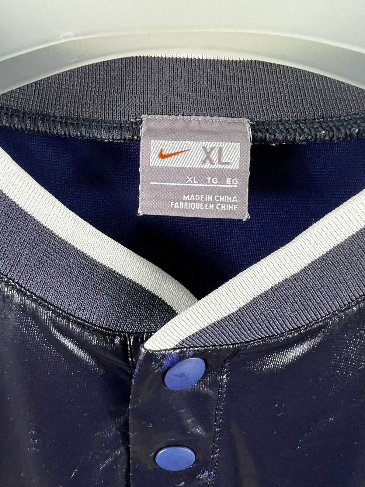 Nike × Vintage 🔥 VINTAGE Y2K DISTRESSED NIKE BASEBALL BIG SWOOSH LOGO - XL Size US XL / EU 56 / 4 - 10 Thumbnail