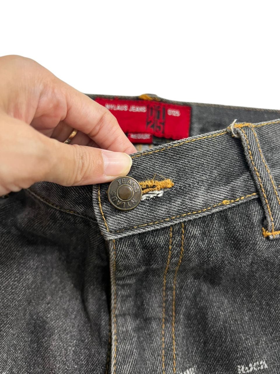 Japanese Brand Japanese Brand Nylaus Jeans Poem Denim Size US 32 / EU 48 - 17 Thumbnail