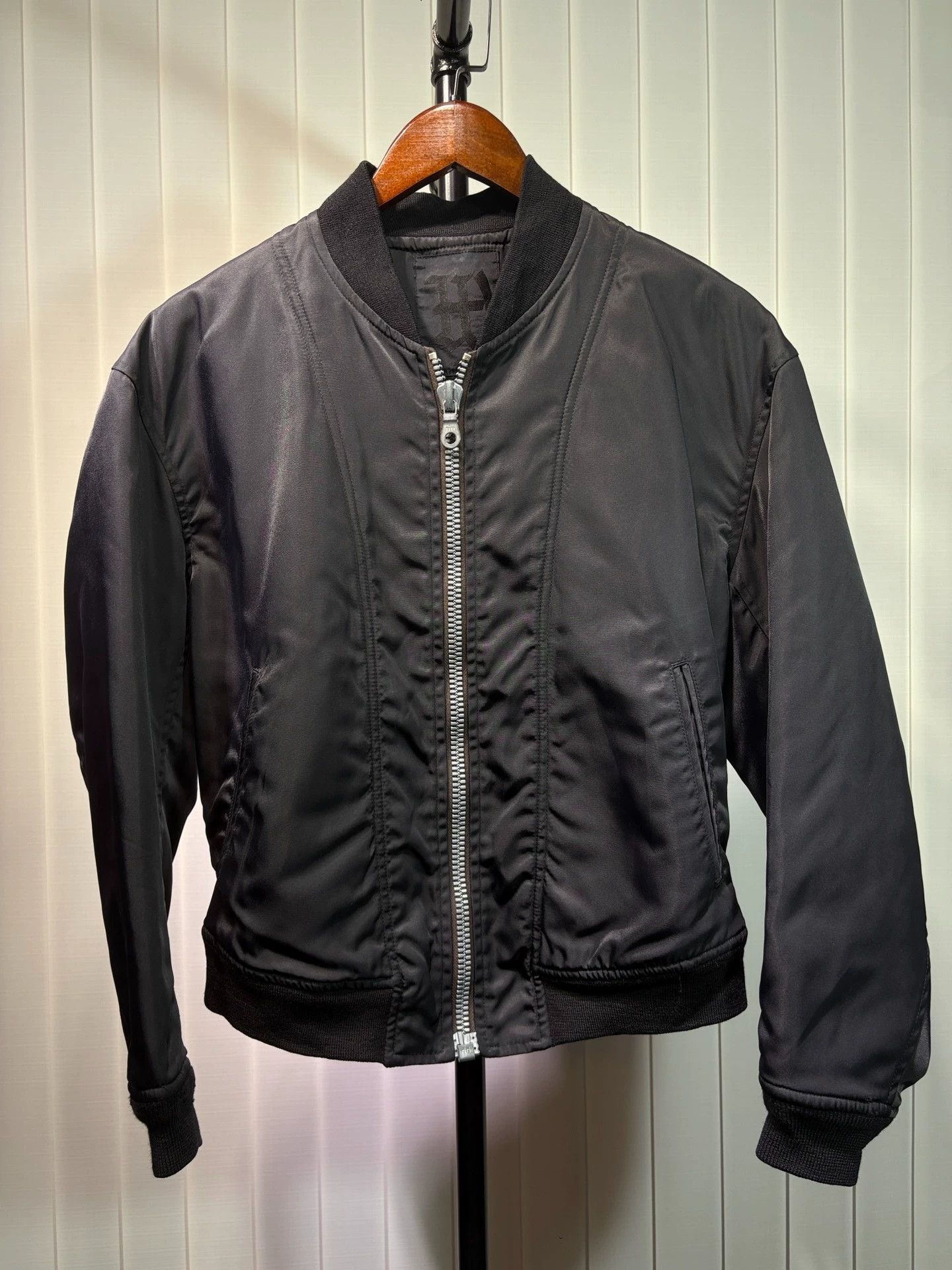 Yohji Yamamoto Yohji Yamamoto 1980s MA-1 Short-Wide Scimitar Sleeve Jacket Size US M / EU 48-50 / 2 - 1 Thumbnail