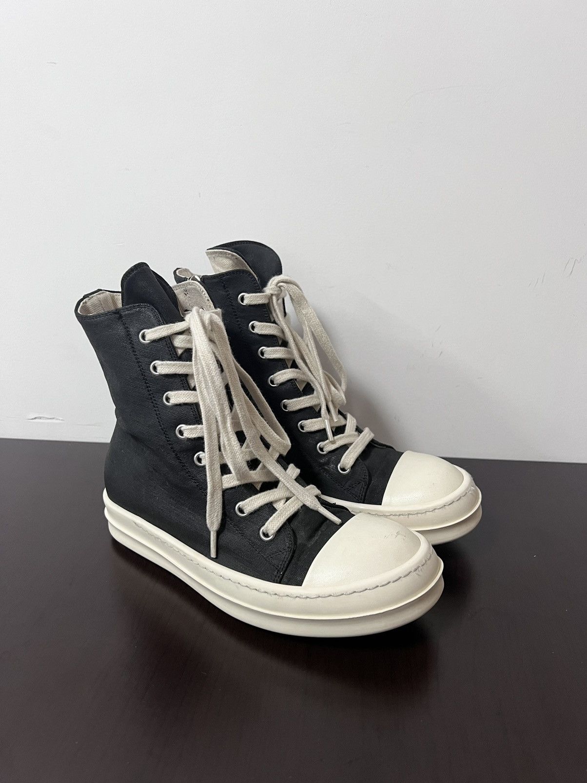 Rick Owens Drkshdw Rick owens ramones high top sneakers sz35 Size US 5 / IT 35 - 5 Thumbnail