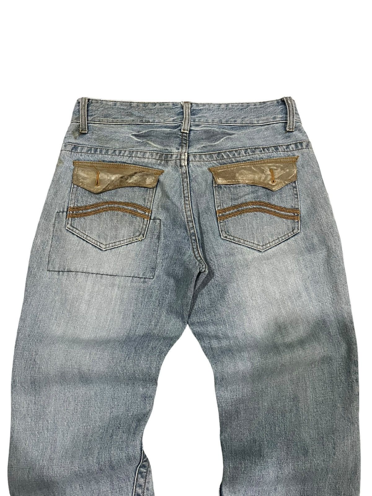 Vans × Vintage Vintage Y2K Vans Trashed Light Blue Classic Fit Jeans Size US 32 / EU 48 - 4 Thumbnail