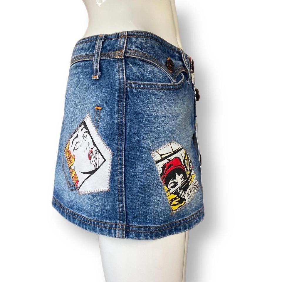 Other Mini Skirt Pop Art Size 27" / US 4 / IT 40 - 3 Thumbnail