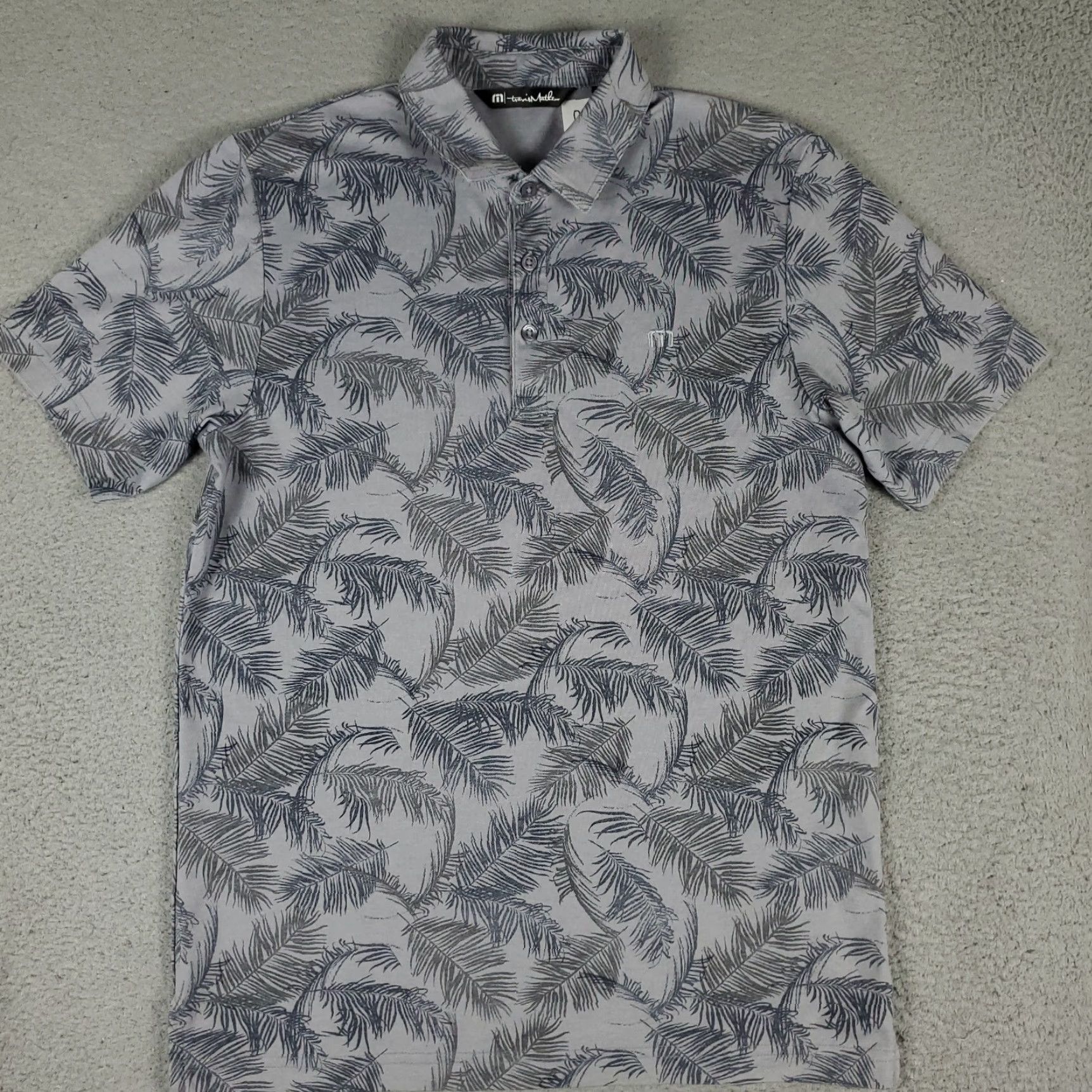 TravisMathew Travis Mathew Polo Shirt Size Small Gray Golf Casual Short Sleeve Mens Size US S / EU 44-46 / 1 - 2 Thumbnail