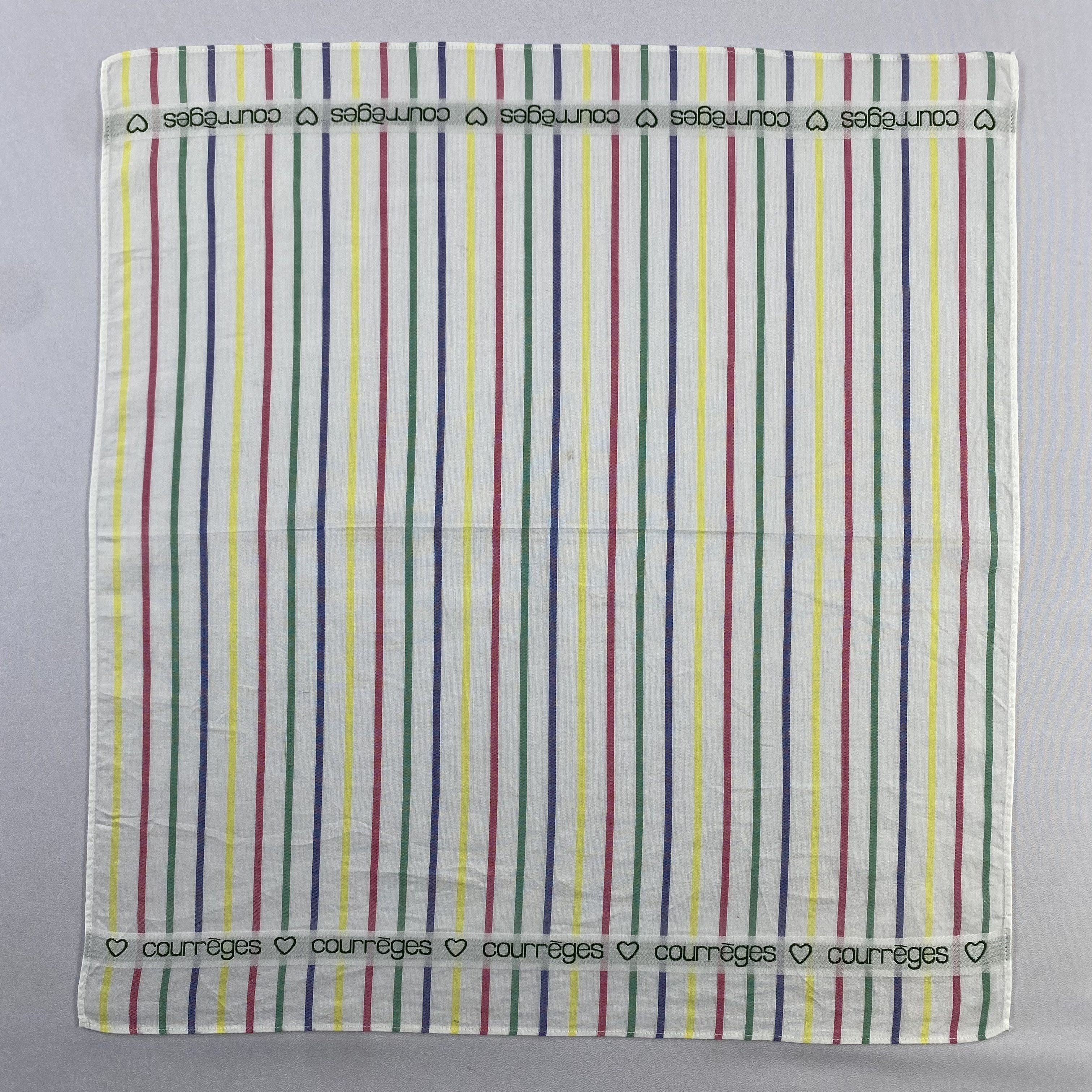 Courreges × Vintage Courreges Bandana/ Handkerchief / Neckerchief-P1669 Size ONE SIZE - 1 Thumbnail
