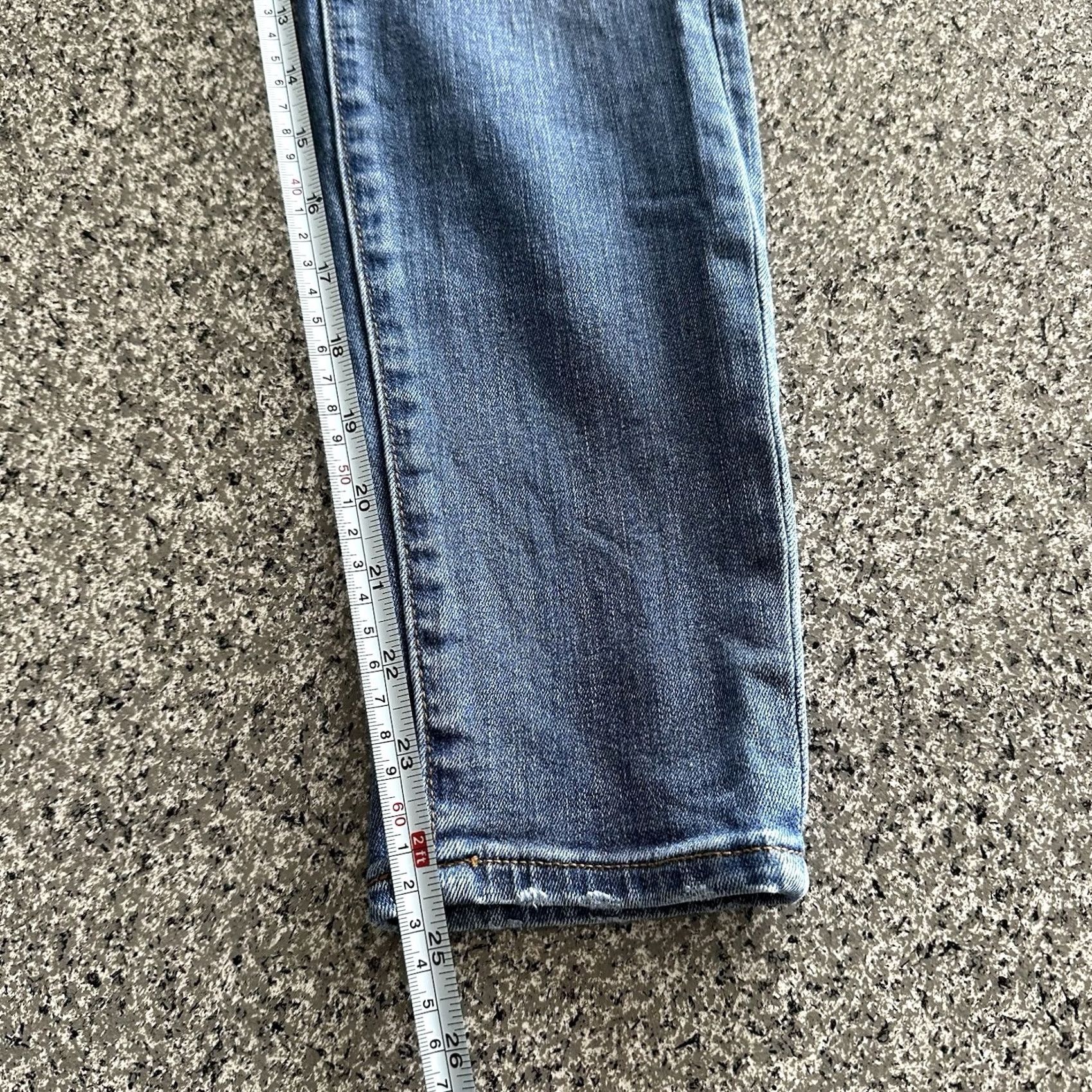 Loft LOFT Jeans Women’s 28 / 6 High Waist Skinny Light Wash Stretch Denim 5-Pocket Style 25 Inseam Blue Size 28" / US 6 / IT 42 - 6 Thumbnail