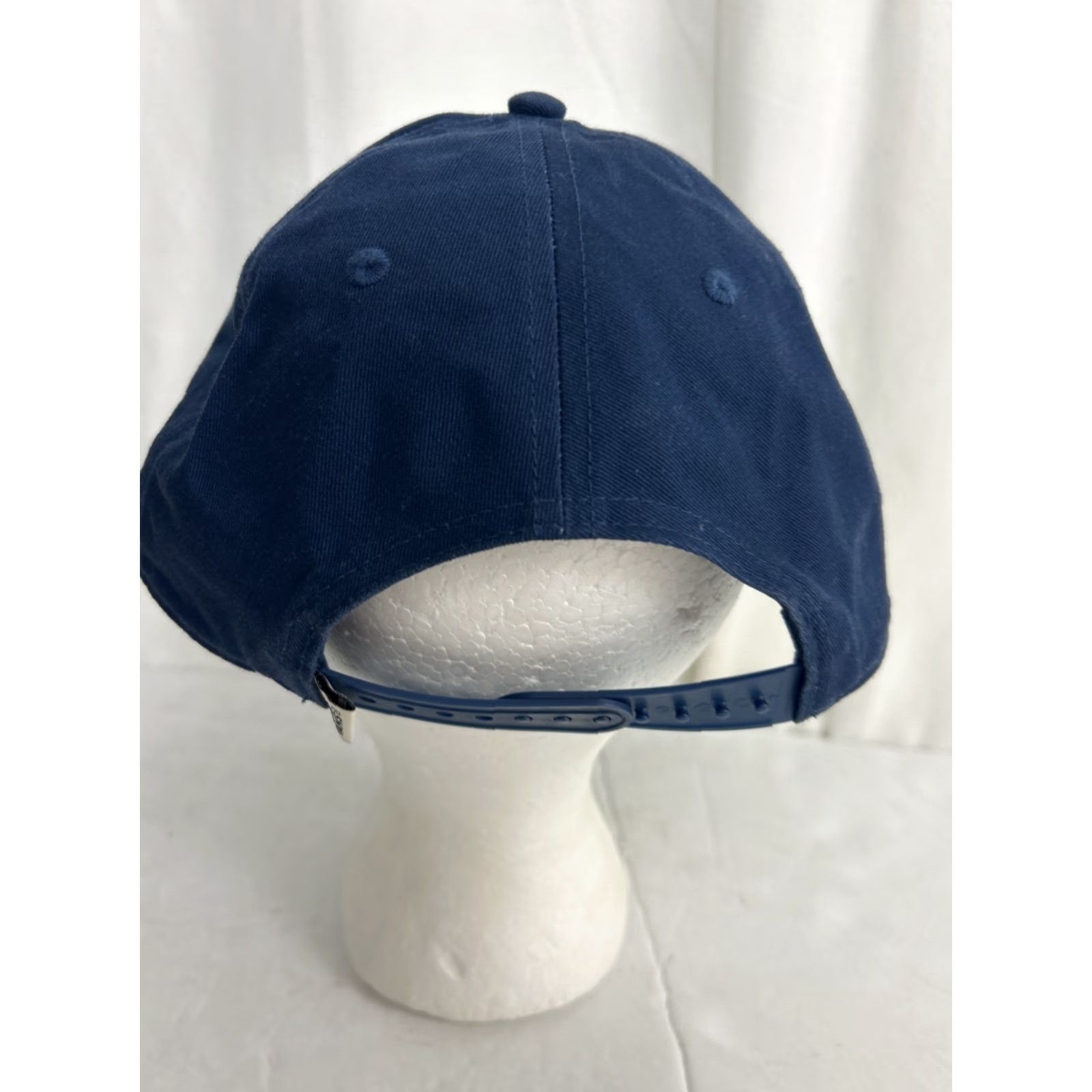 Vans VANS Snap Back Hat Navy Blue Adjustable V Embroidered Men One Size Blue Snapback Cap Size ONE SIZE - 6 Thumbnail