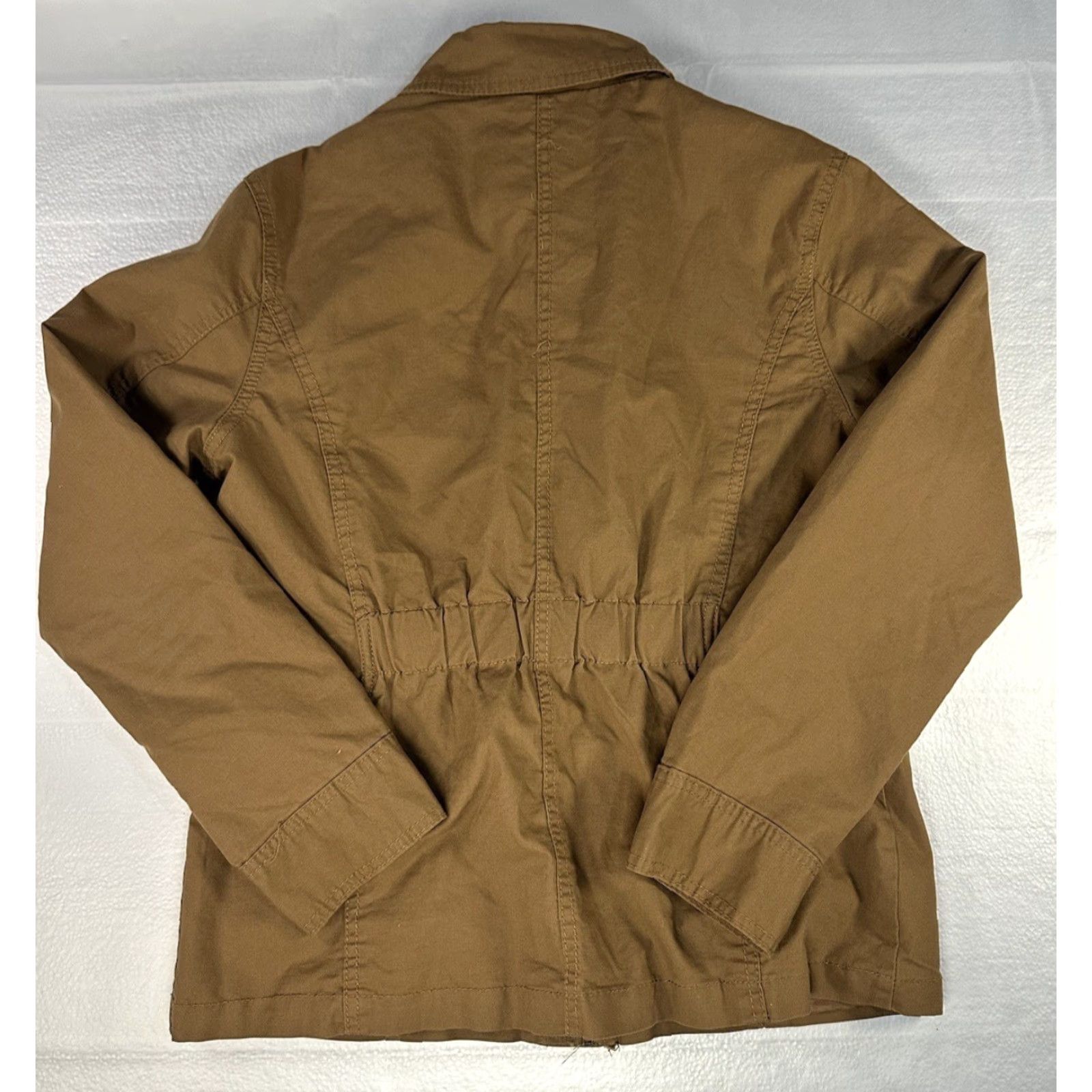 Vintage Universal Threads Jacket Womens XS Brown 100% Cotton Detroit Style Utility Coat Size XS / US 0-2 / IT 36-38 - 2 Thumbnail