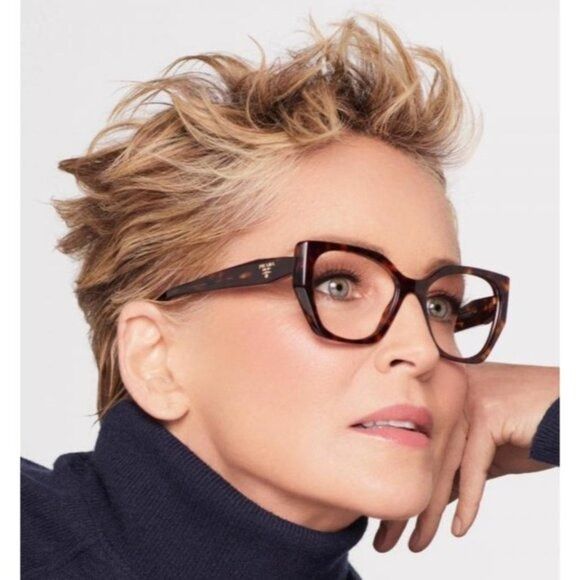 Prada NEW PRADA EYEGLASSES PR18WV 07R1O1, PR 18WV 07R1O1 HAVANA Size ONE SIZE - 7 Thumbnail