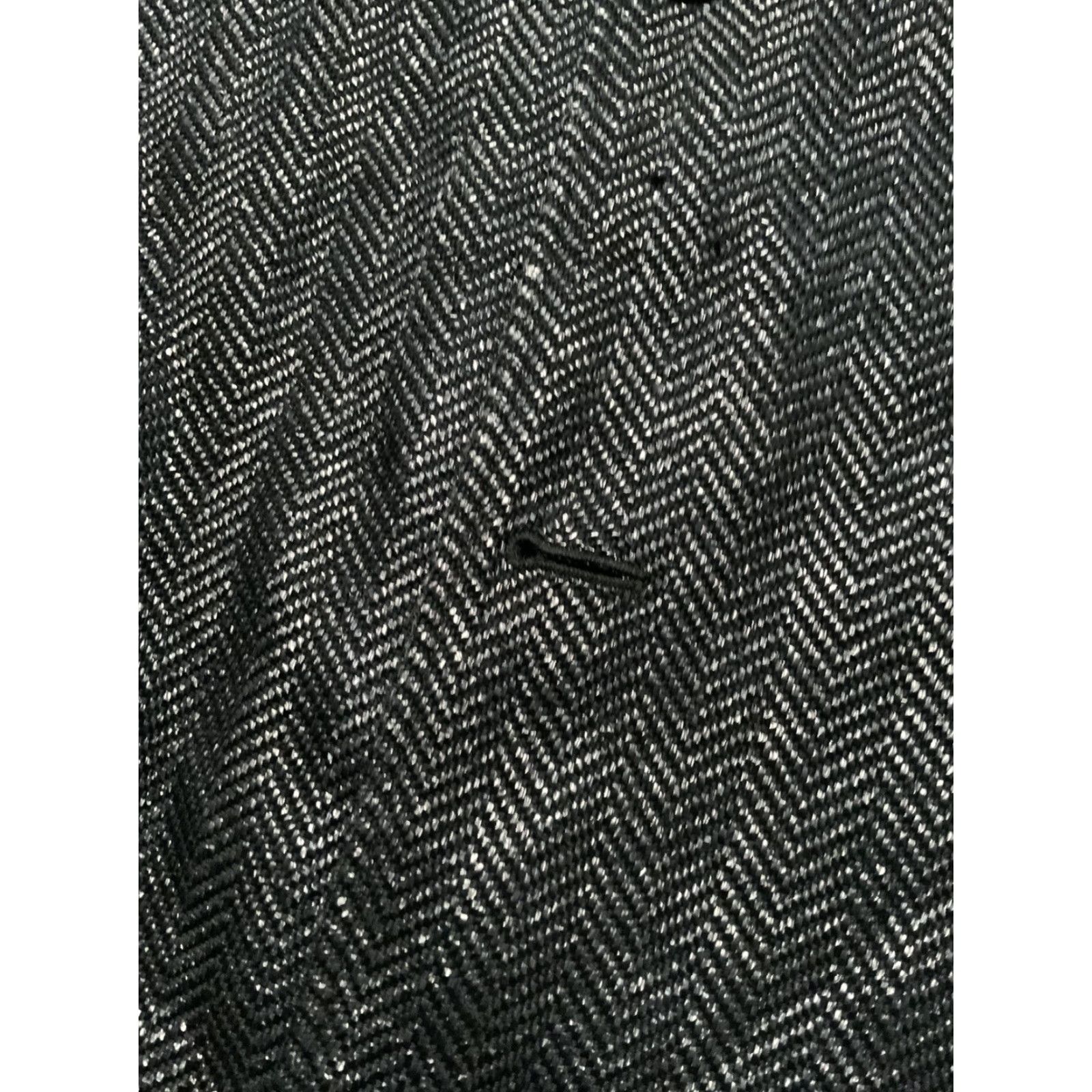 Vintage Krammer & Stoudt New York Black Herringbone Trench Coat Overcoat M Womens Coat Size US M / EU 48-50 / 2 - 5 Thumbnail
