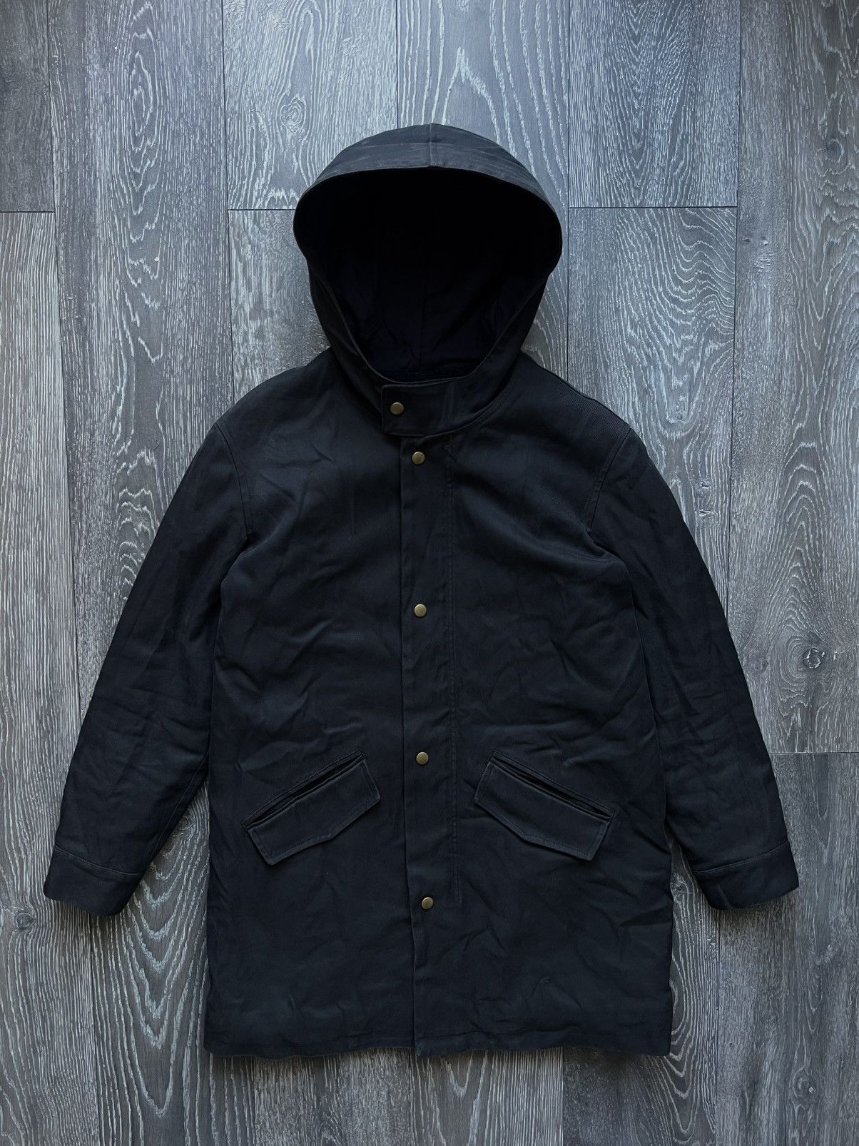 A.P.C. A.P.C. jacket hooded long trench vintage parka Size US S / EU 44-46 / 1 - 1 Thumbnail