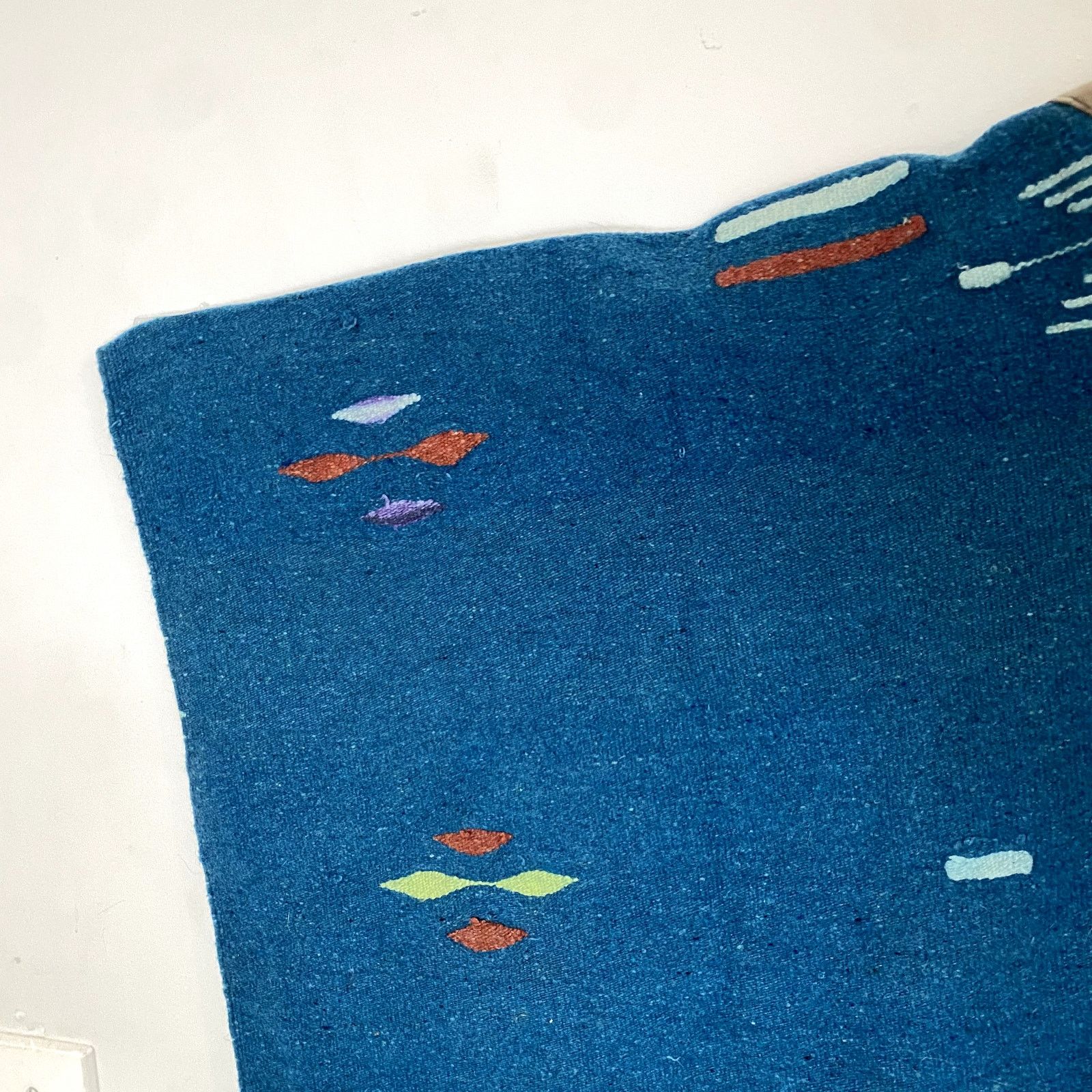 Vintage Vintage Wool Serape Poncho Southwestern Blanket Boho Size ONE SIZE - 9 Thumbnail
