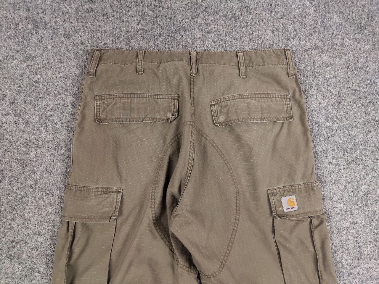 Carhartt Vintage 90's Carhartt Ripstop Faded Cargo Pants Travis Style Size US 32 / EU 48 - 10 Thumbnail