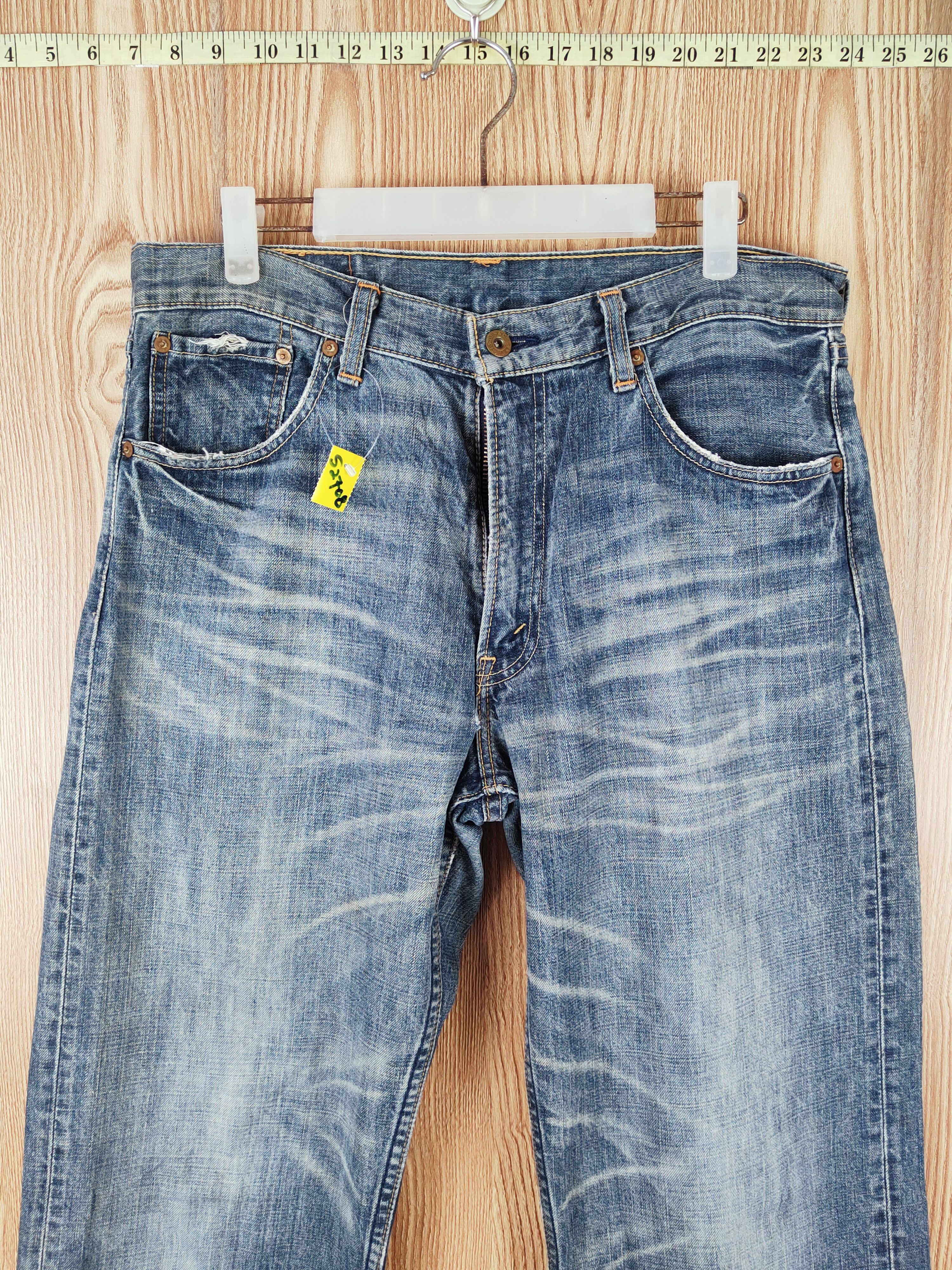 Levi's 503 Levi's Blue Distressed Ripped Jeans #S2708 Size US 34 / EU 50 - 2 Thumbnail