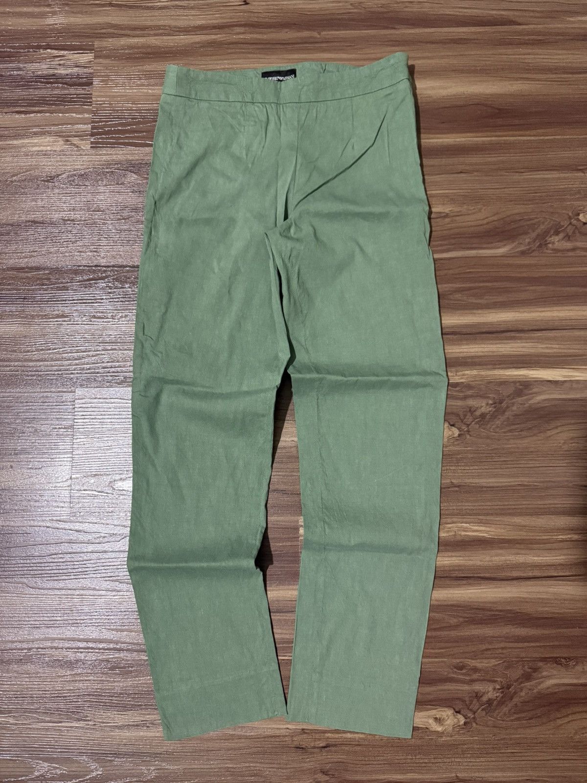 Emporio Armani Emporio armany slim fit trouser in green Size 26" / US 2 / IT 38 - 1 Thumbnail