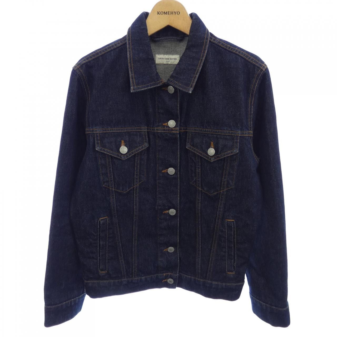 Other Other Dries Van Noten Denim Jacket Denim Outerwear 71-07-01-07025 DUTY FREE for USA Size ONE SIZE - 1 Thumbnail