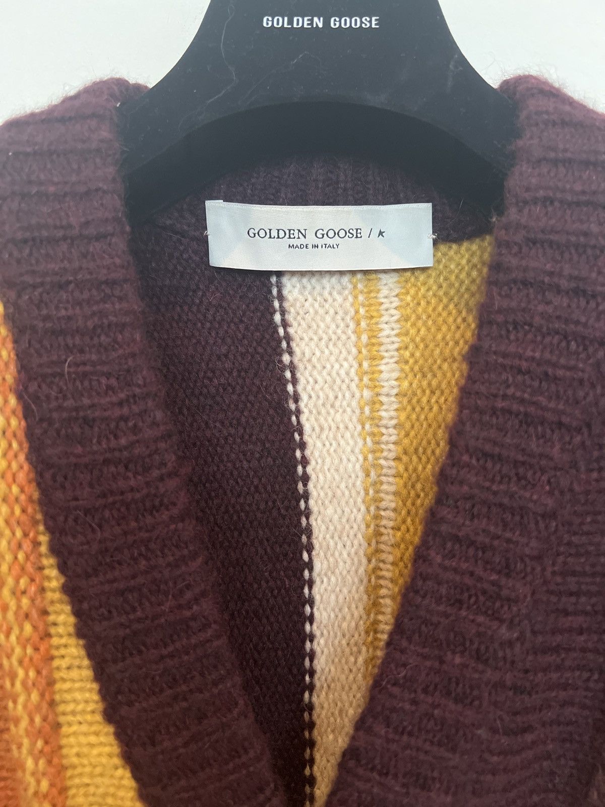 Golden Goose Golden Goose fringed alpaca cardigan Size US M / EU 48-50 / 2 - 3 Thumbnail