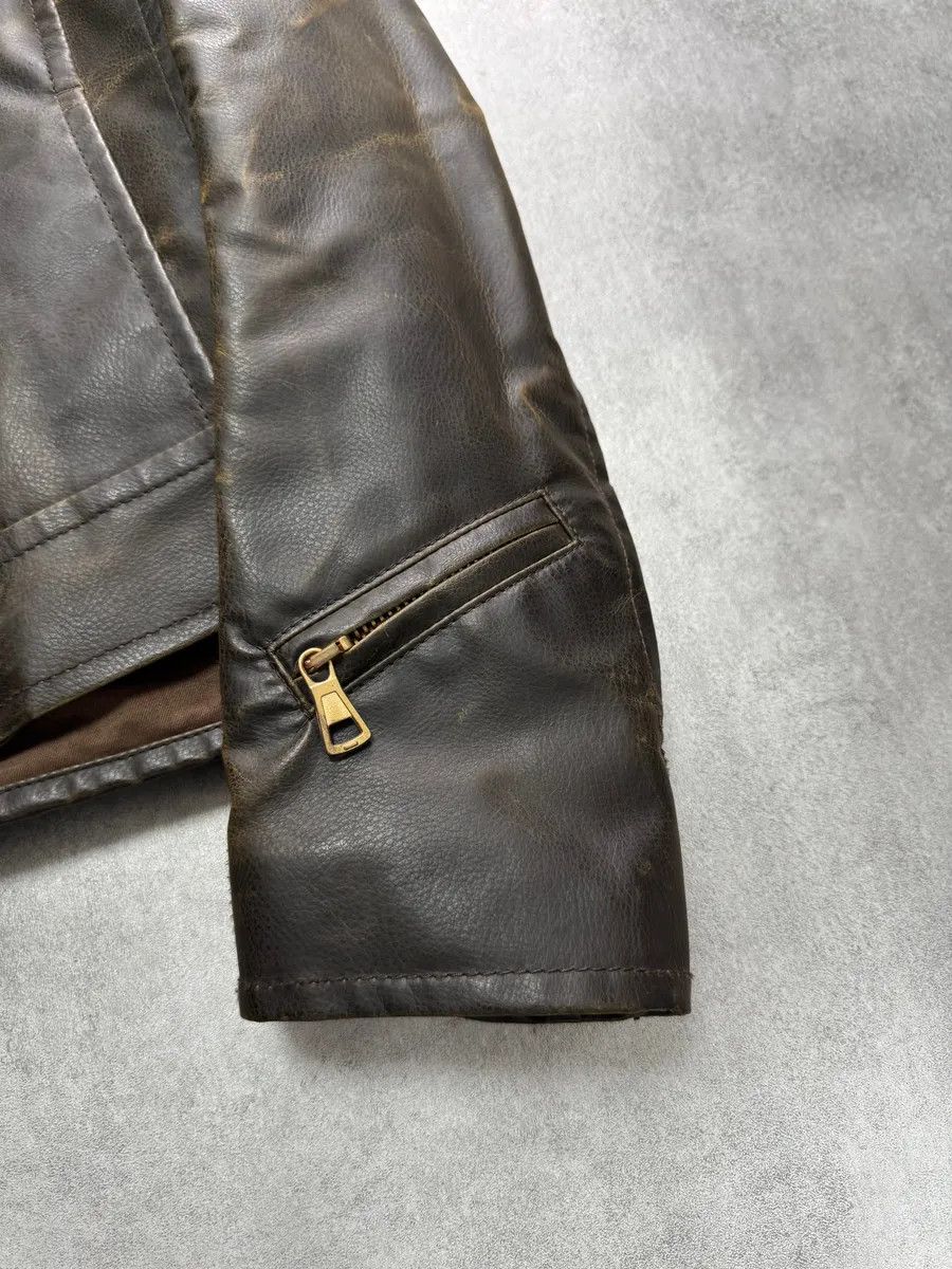 Dsquared2 AW2003 Dsquared2 Biker 2-in-1 Leather Jacket Size US M / EU 48-50 / 2 - 6 Thumbnail