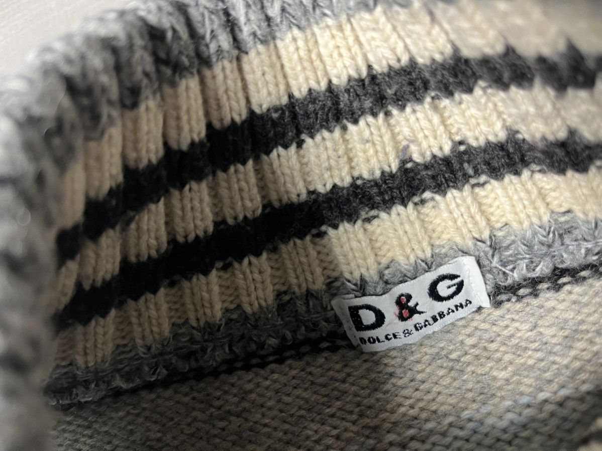 Dolce & Gabbana Vintage Dolce gabbana sweater half zip striped size Medium Size US M / EU 48-50 / 2 - 4 Thumbnail
