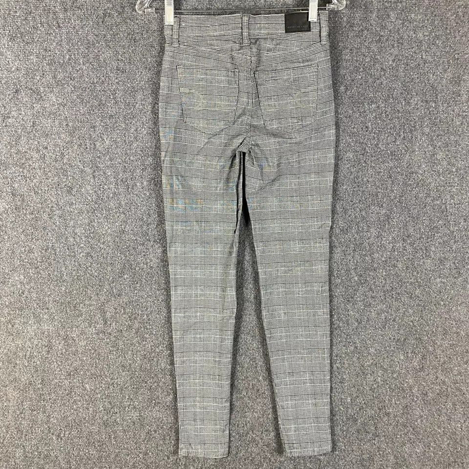 American Eagle Outfitters American Eagle Pants Women's 00 High Rise Jegging Plaid Size 24" / US 00 / IT 34 - 5 Thumbnail