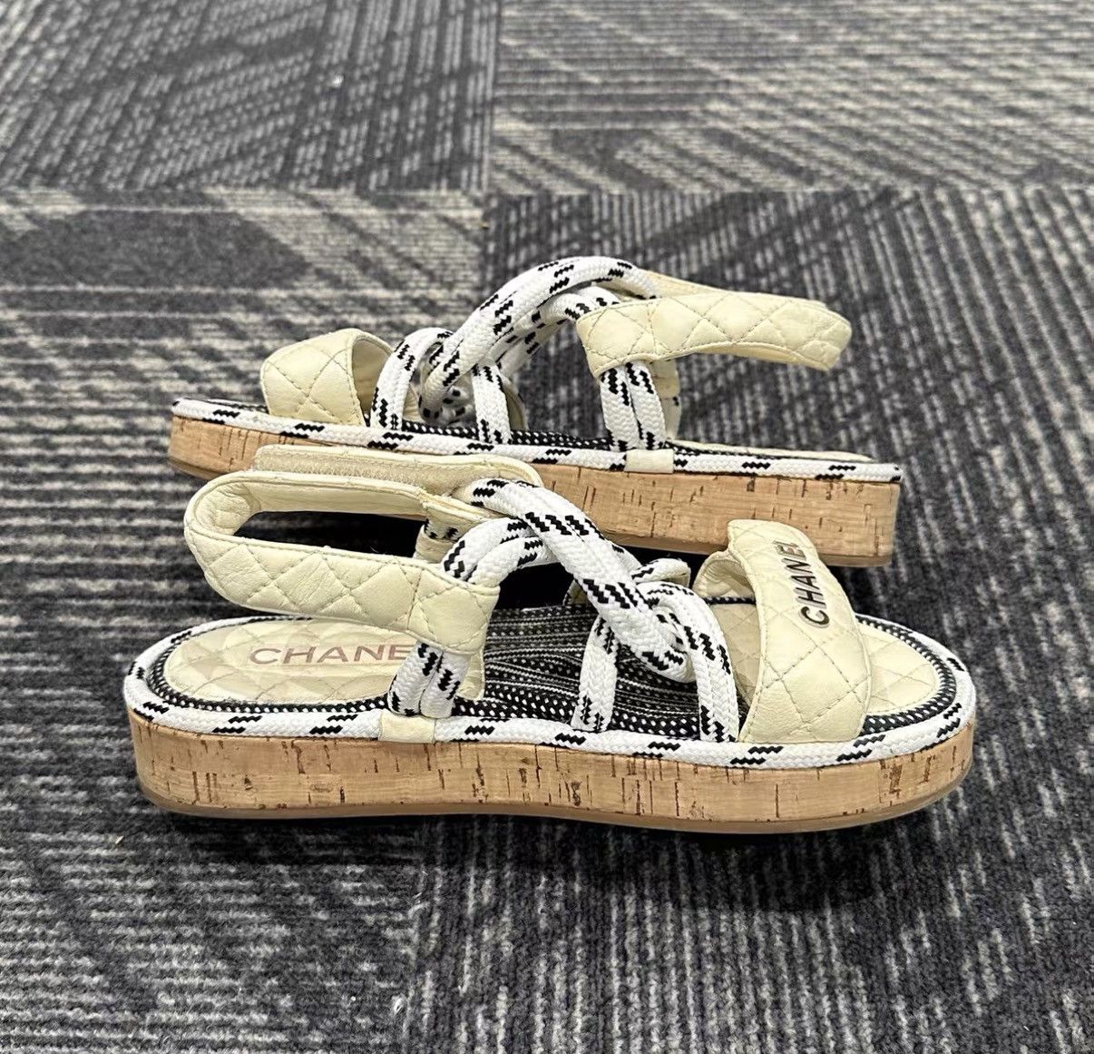 Chanel Chanel Woven Strappy Sandals J42 Size US 6 / IT 36 - 5 Thumbnail