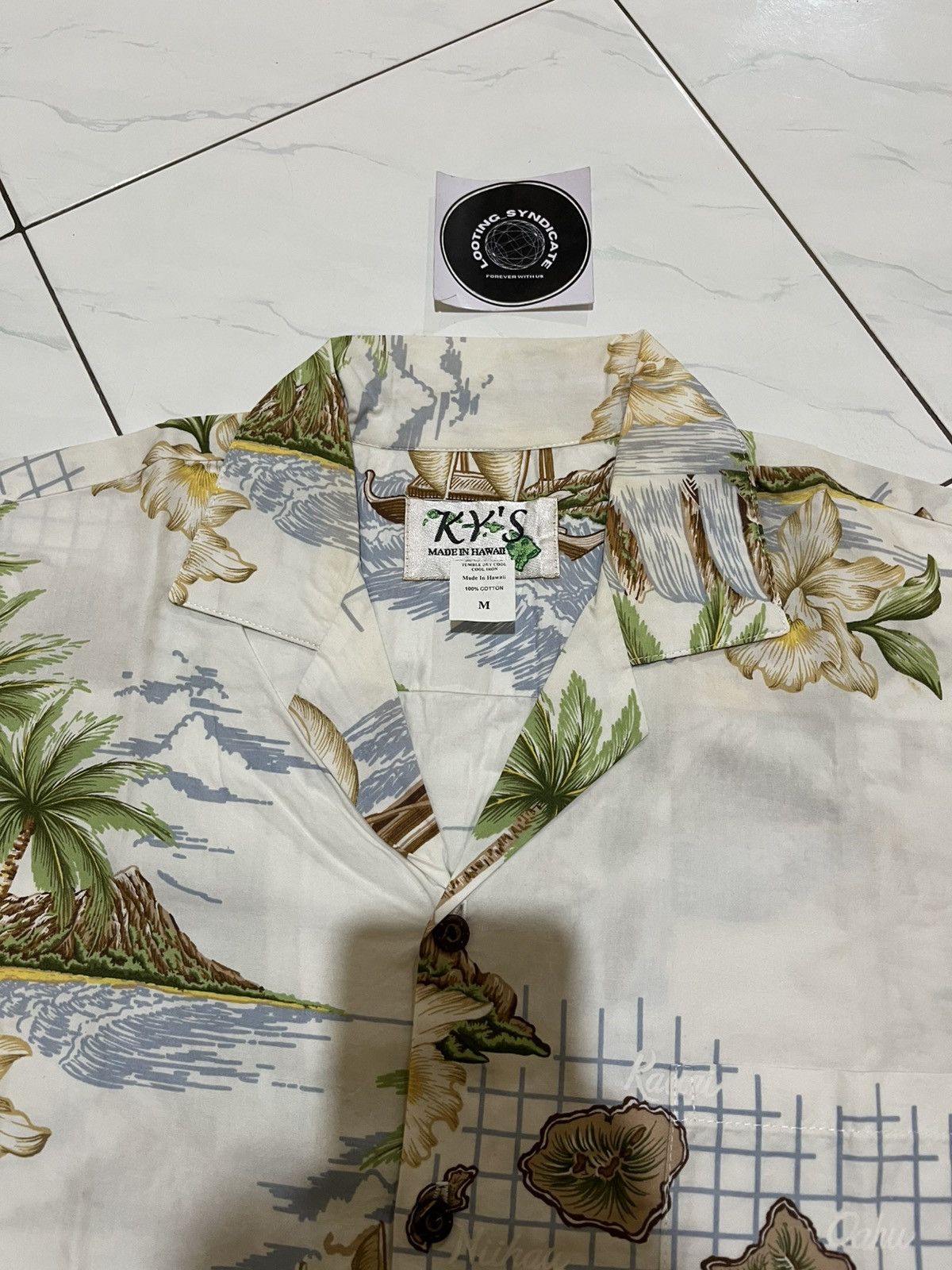 Japanese Brand 🔥 Vintage Hawaiian Open Collar Shirt Size US M / EU 48-50 / 2 - 8 Thumbnail