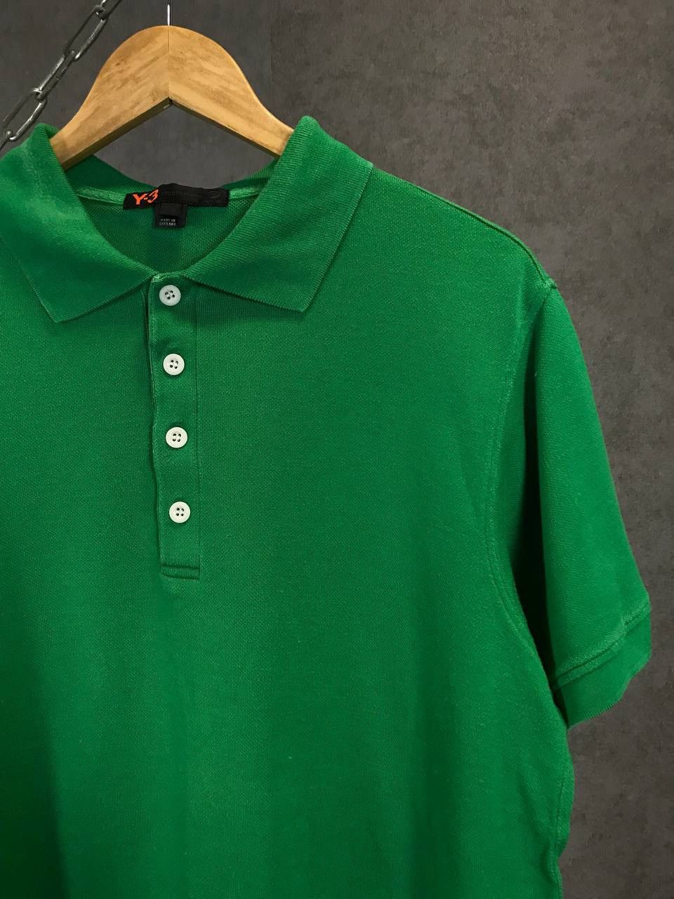 Yohji Yamamoto Y-3 Yohji Yamamoto x Adidas designer big logo polo tee Size US L / EU 52-54 / 3 - 3 Thumbnail