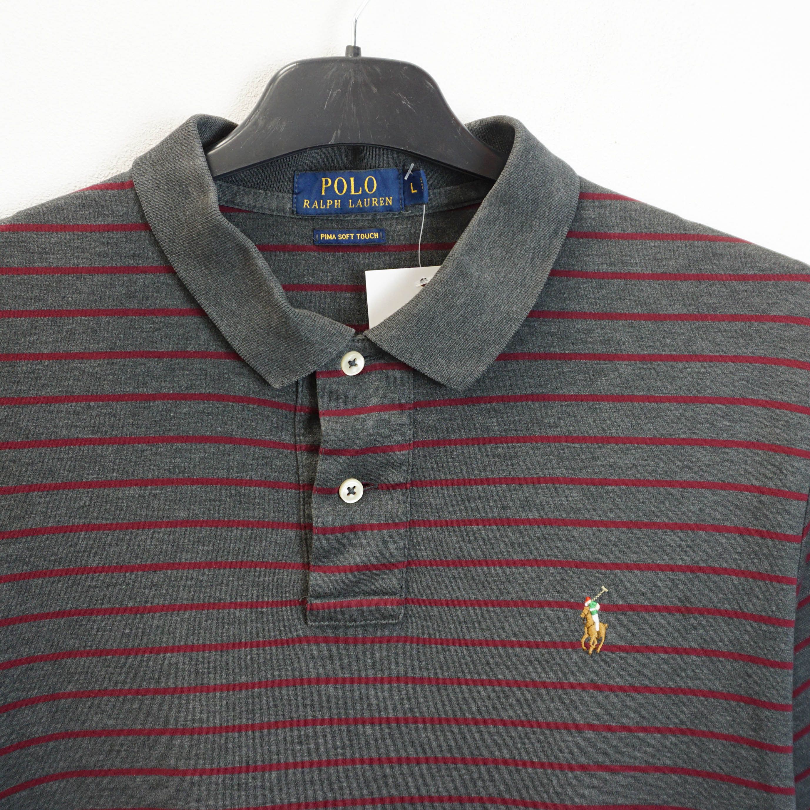 Polo Ralph Lauren Striped Embroidery Essential Polo Shirt Size US L / EU 52-54 / 3 - 2 Thumbnail