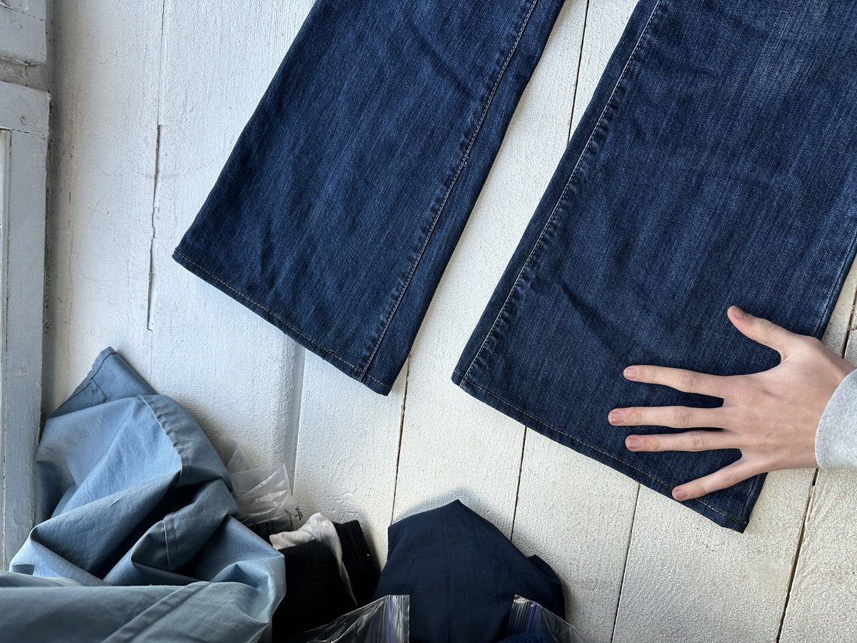 Guess FLARED 🚨00S GUESS WITH LOGO WOMEN BOOTCUT JEANS DARK BLUE Size 30" / US 8 / IT 44 - 4 Thumbnail