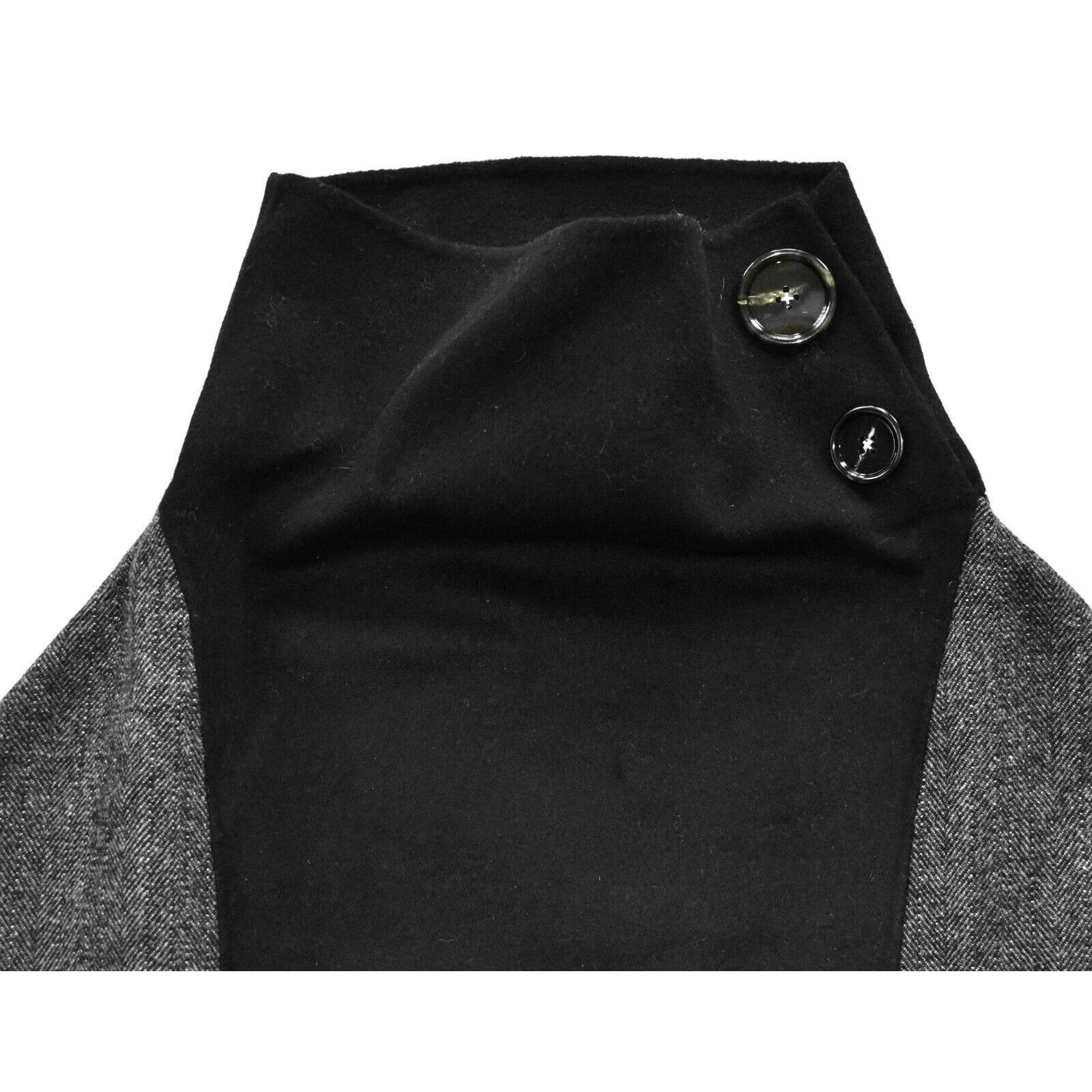 Acne Studios ACNE STUDIOS Grey Chevron Wool Cashmere Funnel Jacket Sz 32 Size XXS / US 00 / IT 34 - 4 Thumbnail