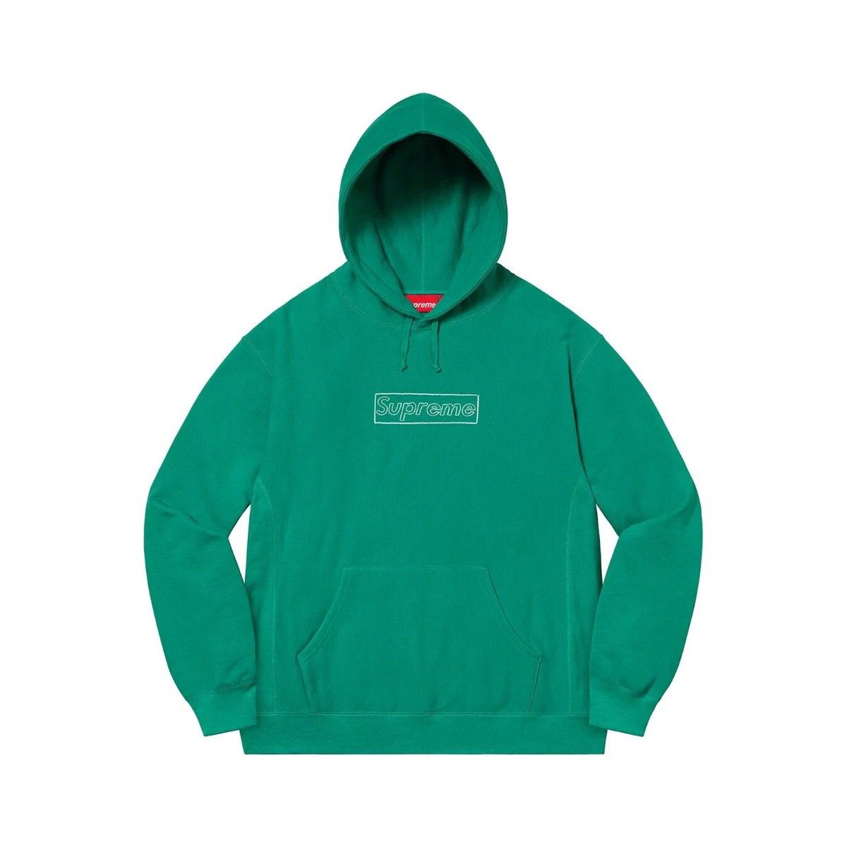Kaws × Supreme Supreme Kaws Box Logo Hoodie (Chalk Logo Hoodie) Size US XXL / EU 58 / 5 - 1 Thumbnail