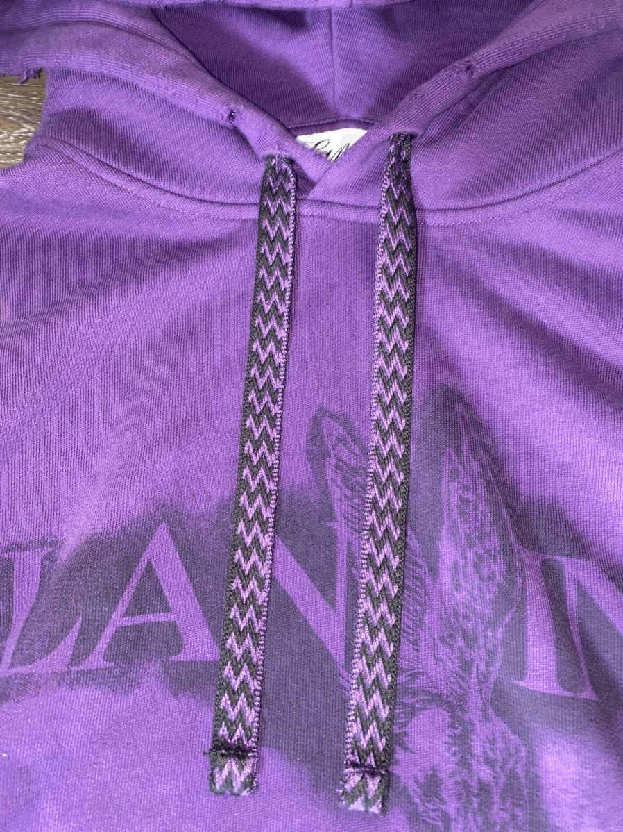 Future × Lanvin Distressed Purple Lanvin X Future Eagle Hoodie Purple/Black Size US M / EU 48-50 / 2 - 8 Thumbnail