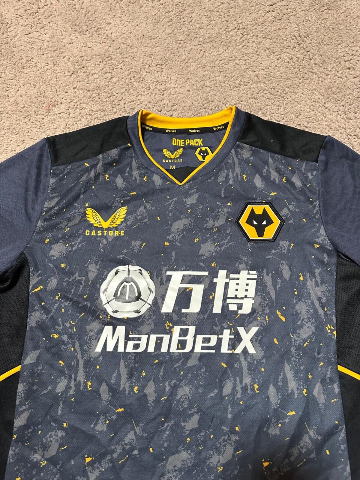 Castore WOLVERHAMPTON WANDERERS Away Shirt #37 ADAMA Size M Jersey Size US M / EU 48-50 / 2 - 3 Thumbnail