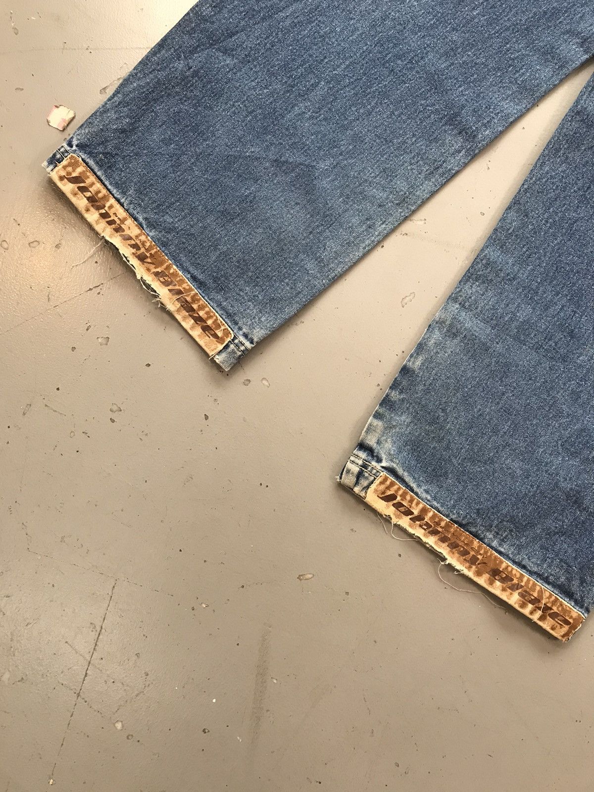 Designer × Vintage Vintage johnny blaze baggyfit SpellOut denim pant Size US 36 / EU 52 - 13 Thumbnail