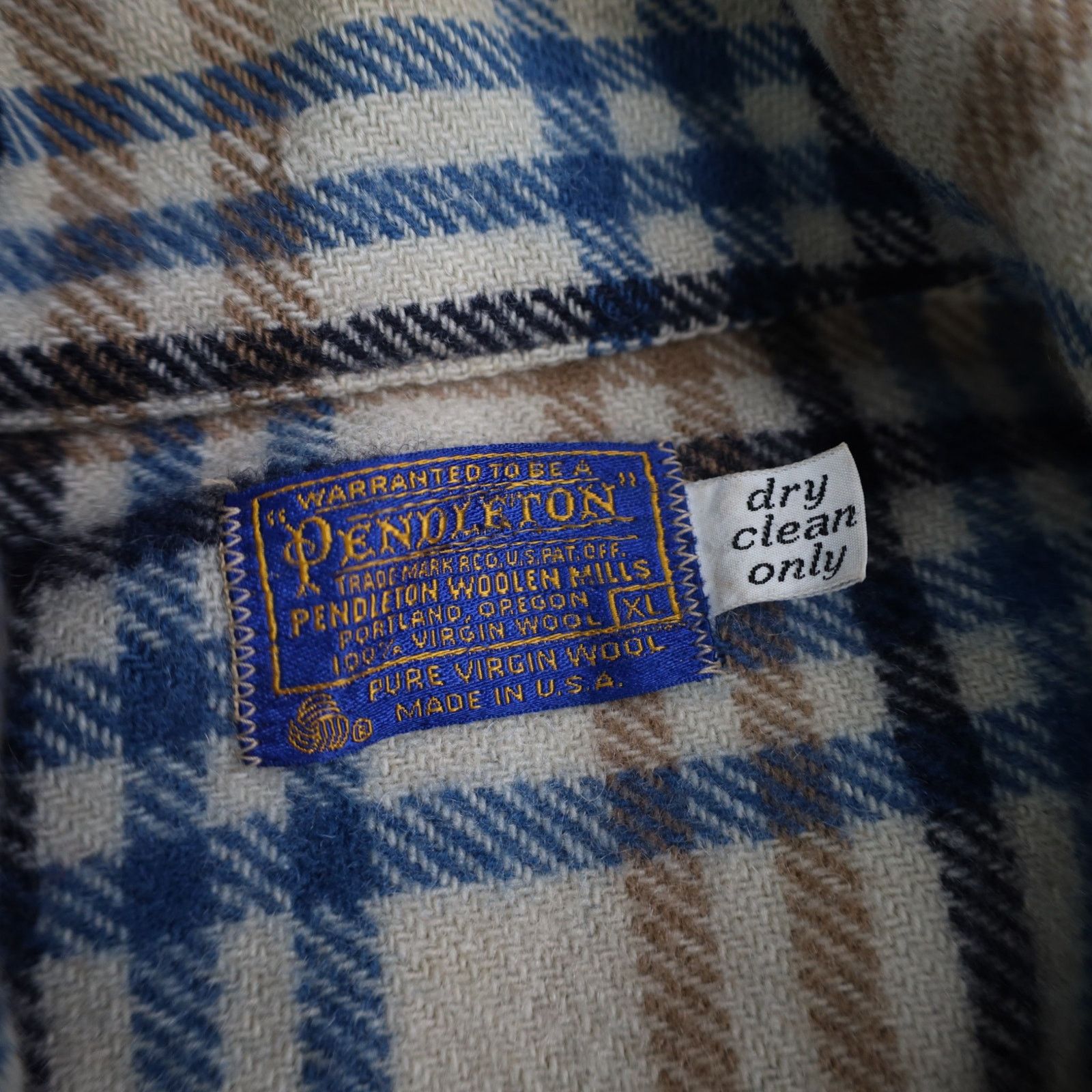 Pendleton × Vintage True Pendleton %100 Wool Plaid Coat Size US XL / EU 56 / 4 - 8 Thumbnail