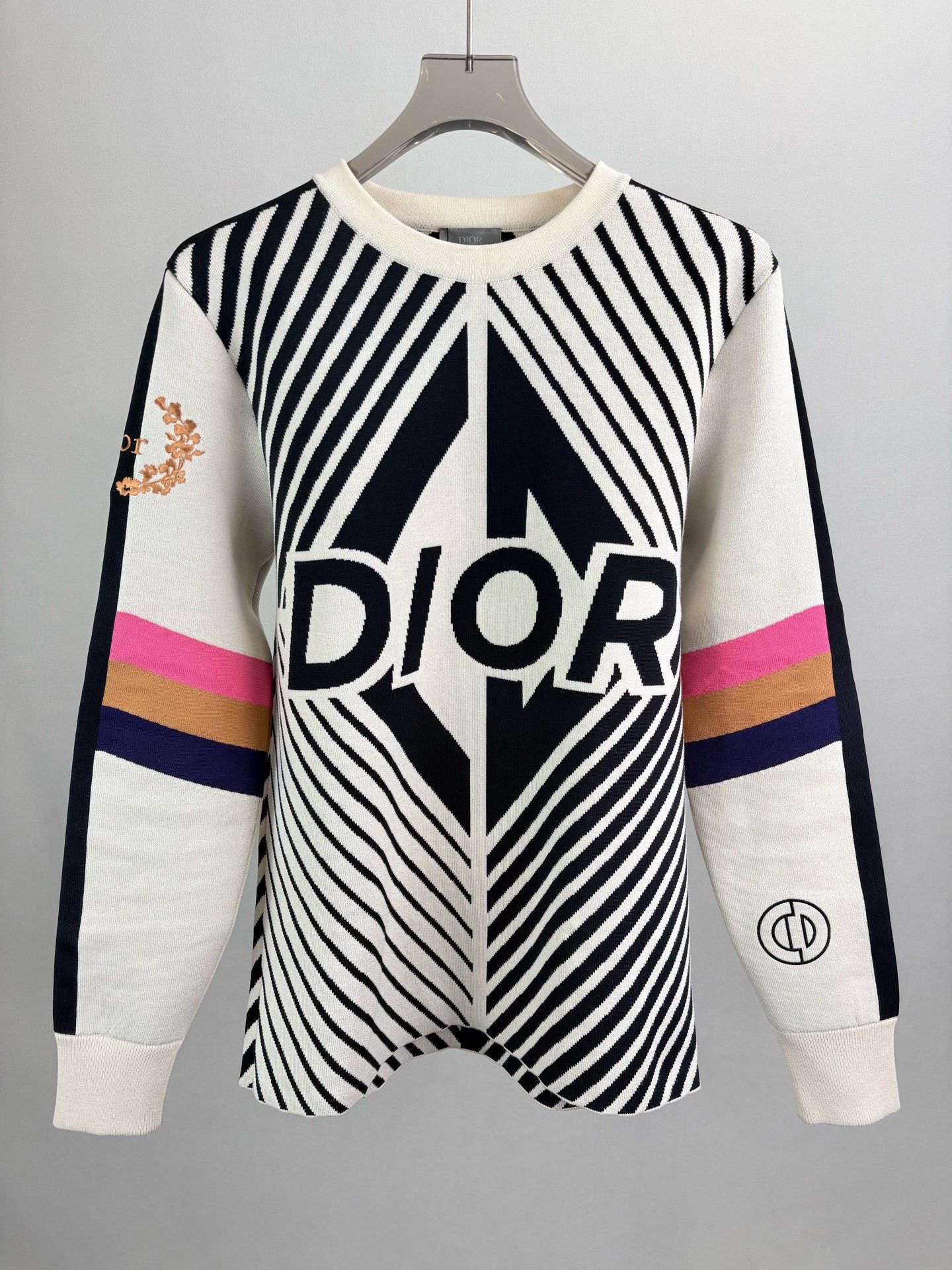 Dior Dior Ski Collection Stripe Knit Sweater Size US M / EU 48-50 / 2 - 1 Thumbnail