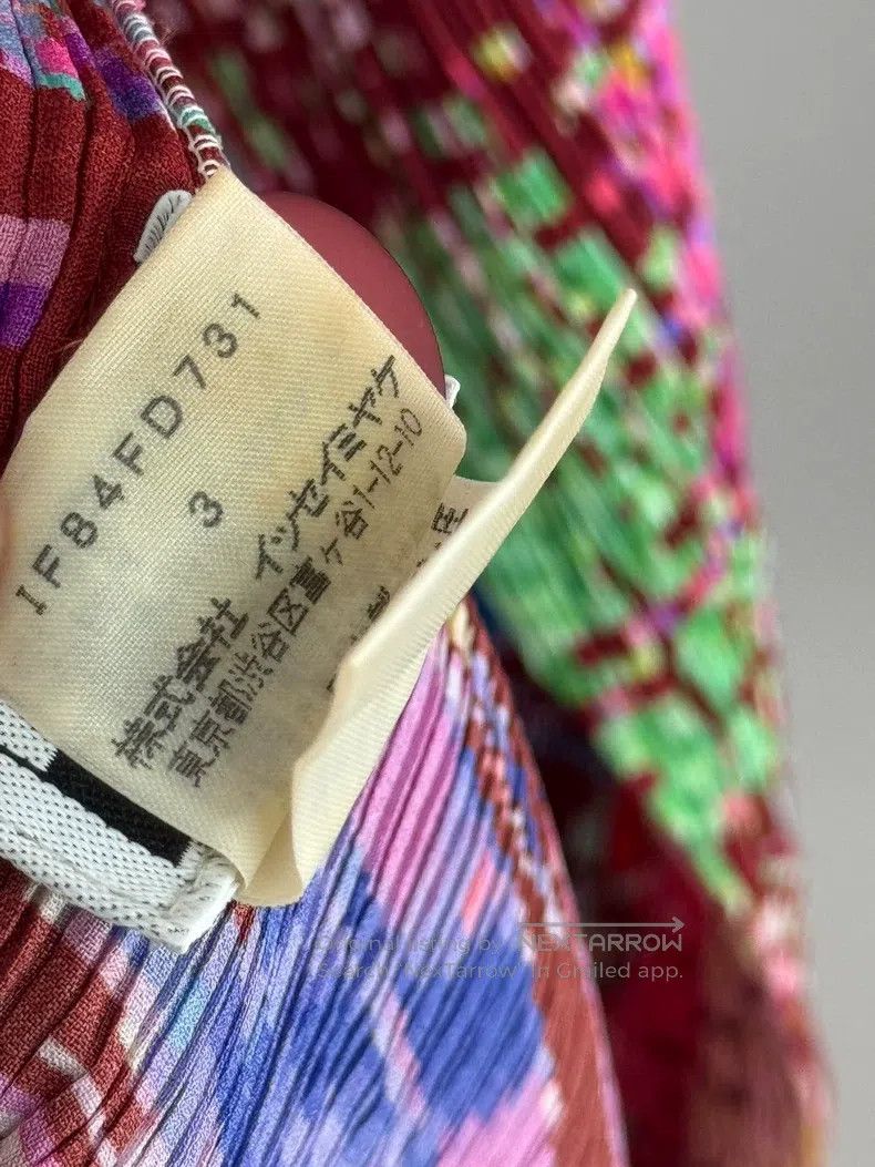 Issey Miyake Issey Miyake Toothpick Pleat Color Mosaic Suit Size L / US 10 / IT 46 - 4 Thumbnail