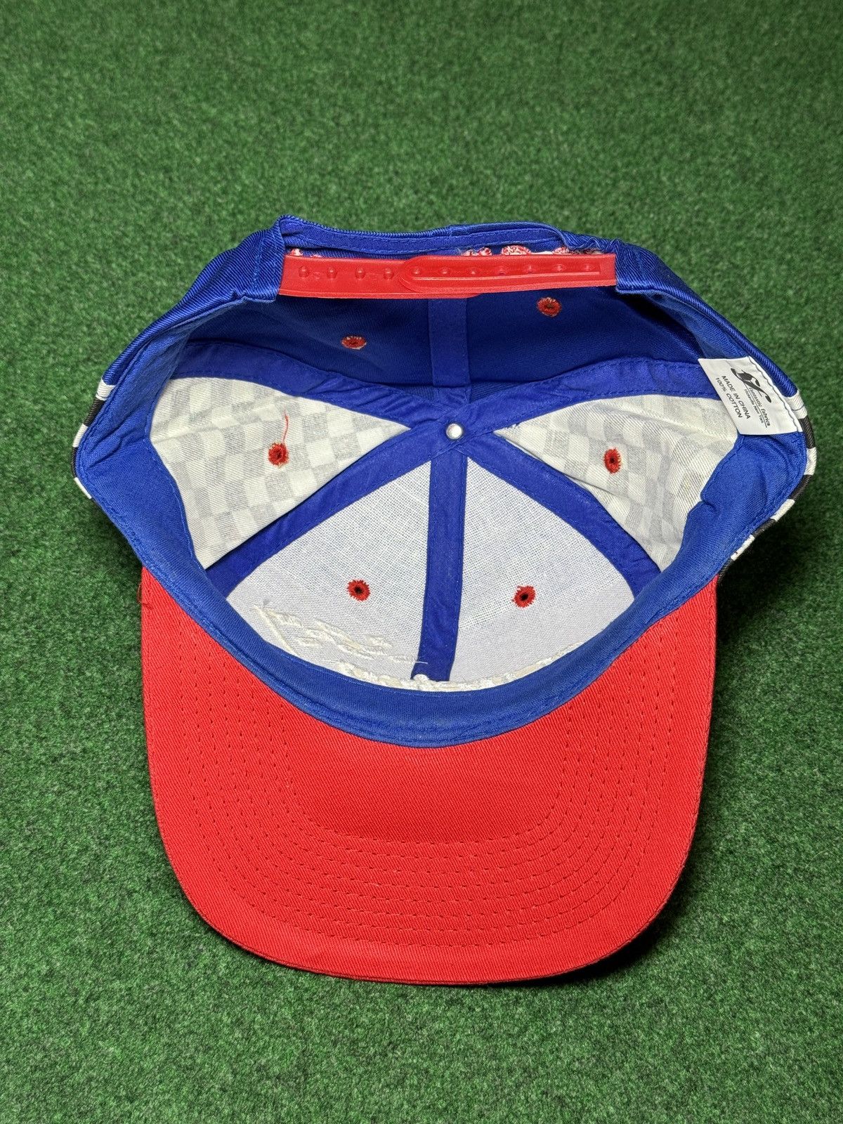 Vintage AC Delco Vintage Snapback Checkered 90s Racing Cap Hat Size ONE SIZE - 5 Thumbnail