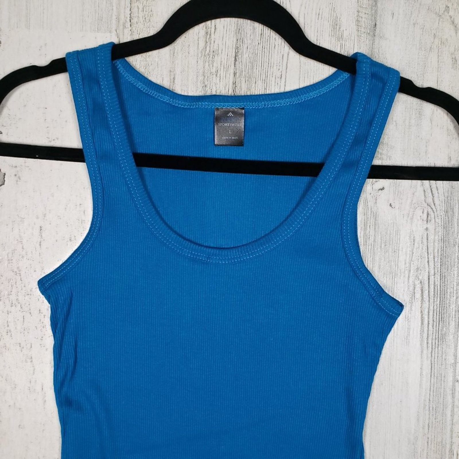 Other NWOT Point Sportswear Teal Blue Racerback Tank Top Large Size L / US 10 / IT 46 - 8 Thumbnail