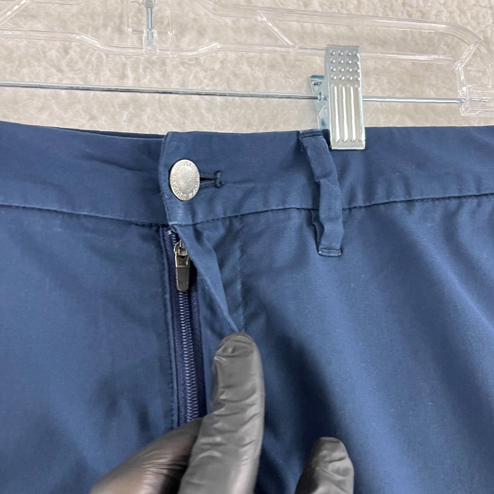 UNTUCKit UNTUCKit Chancellor Chino Pants Mens Size 34x32 Navy Blue Straight Fit 5 Pocket Size US 34 / EU 50 - 6 Thumbnail