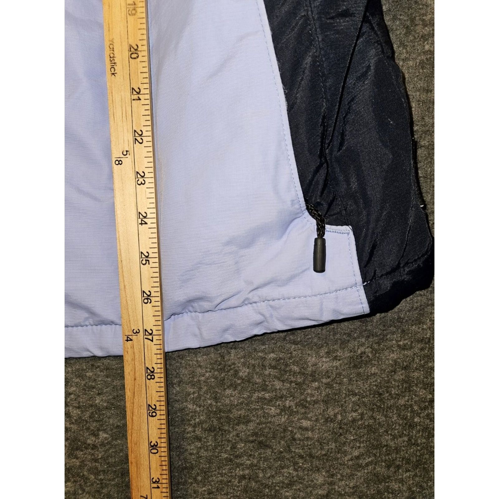 Vintage Columbia Convert Jacket Womens XL Blue Board Nylon Full Zip Hooded Wool? Size XL / US 12-14 / IT 48-50 - 4 Thumbnail