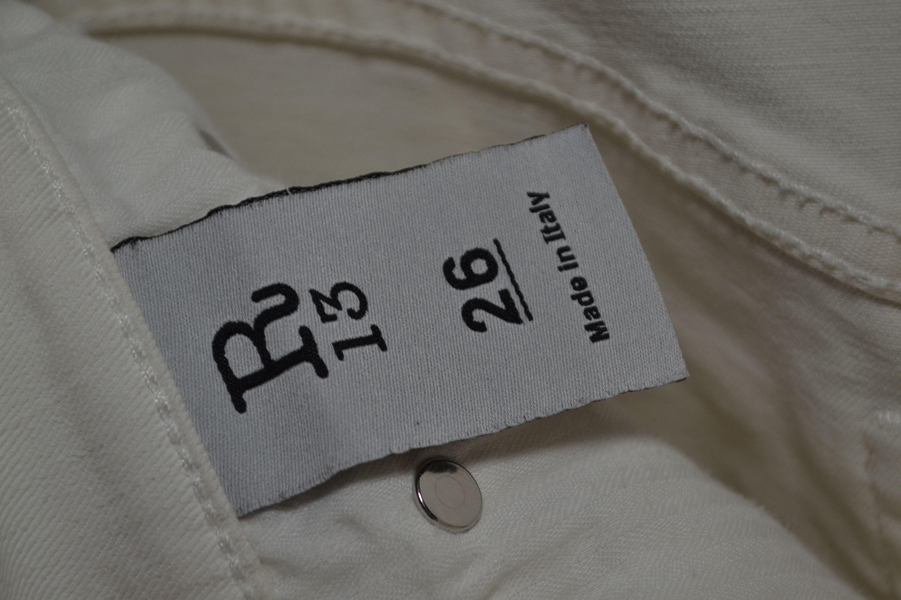 R13 R13 Relaxed Skinny Distressed White Jeans 26 Size 26" / US 2 / IT 38 - 14 Thumbnail