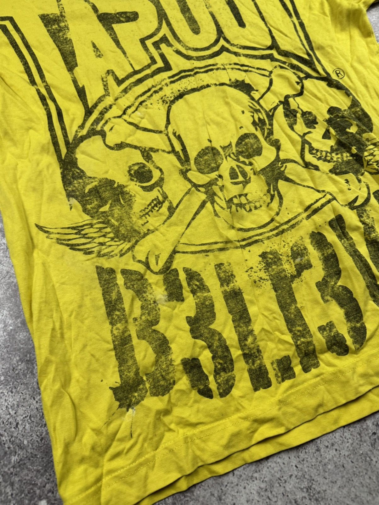 Tapout Crazy vintage y2k TAPOUT grunge skull cyber Affliction shirt Size US S / EU 44-46 / 1 - 6 Thumbnail
