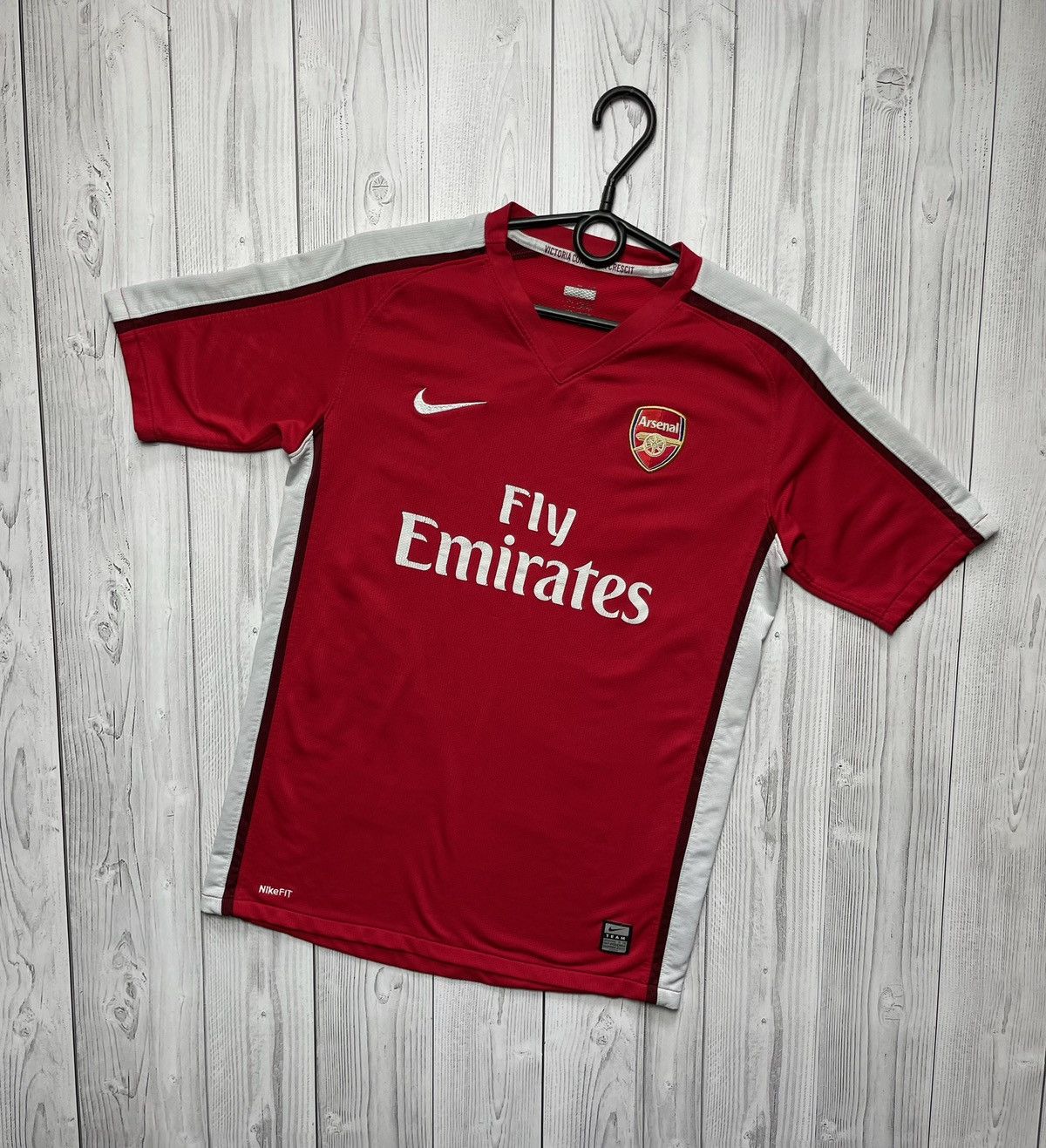 Nike × Vintage Vintage Nike Arsenal soccer jersey size XL red Size US XL / EU 56 / 4 - 1 Thumbnail